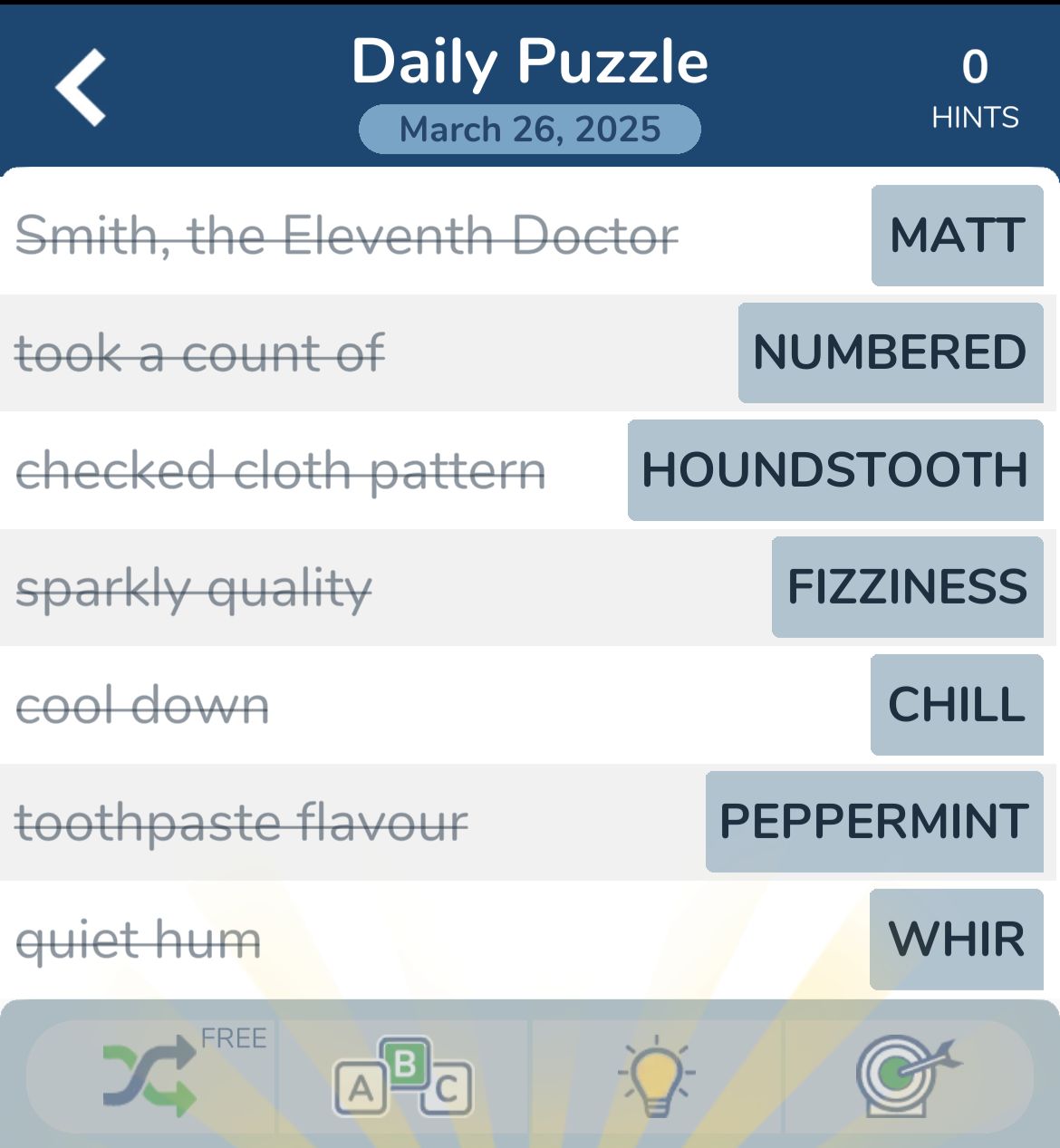 7 Little Words March 26 2025