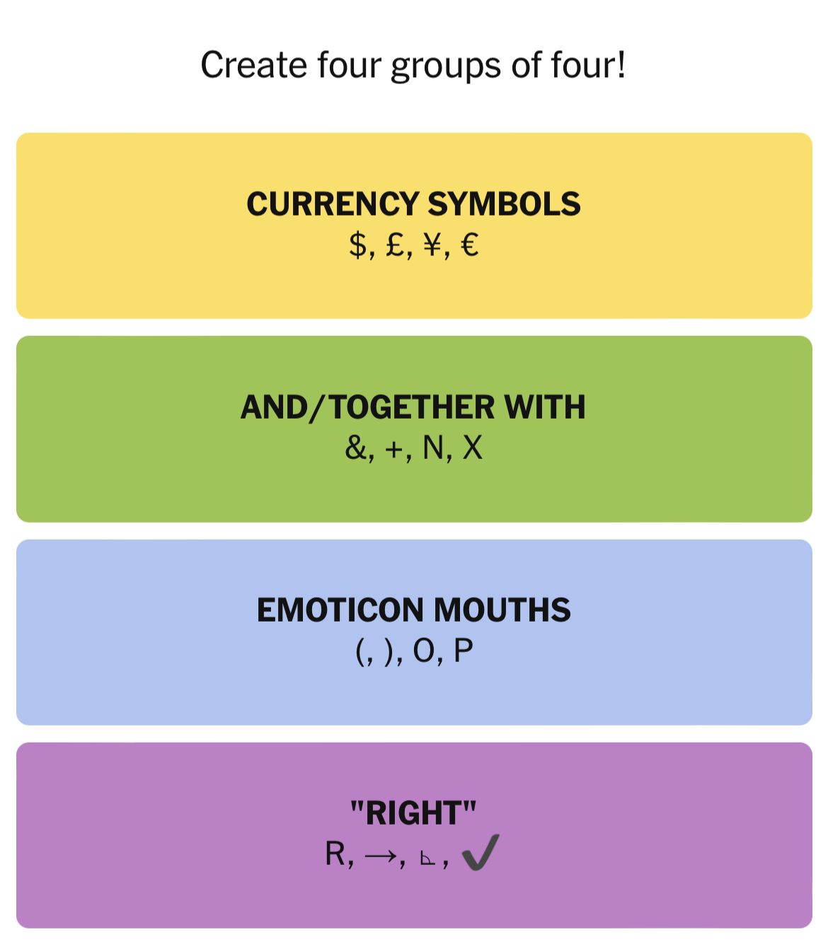 NYT Connections April 1