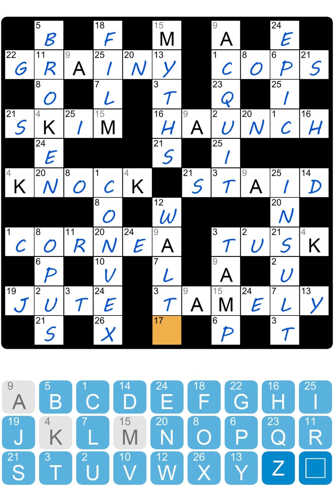 Puzzle Page Codeword March 30 2025