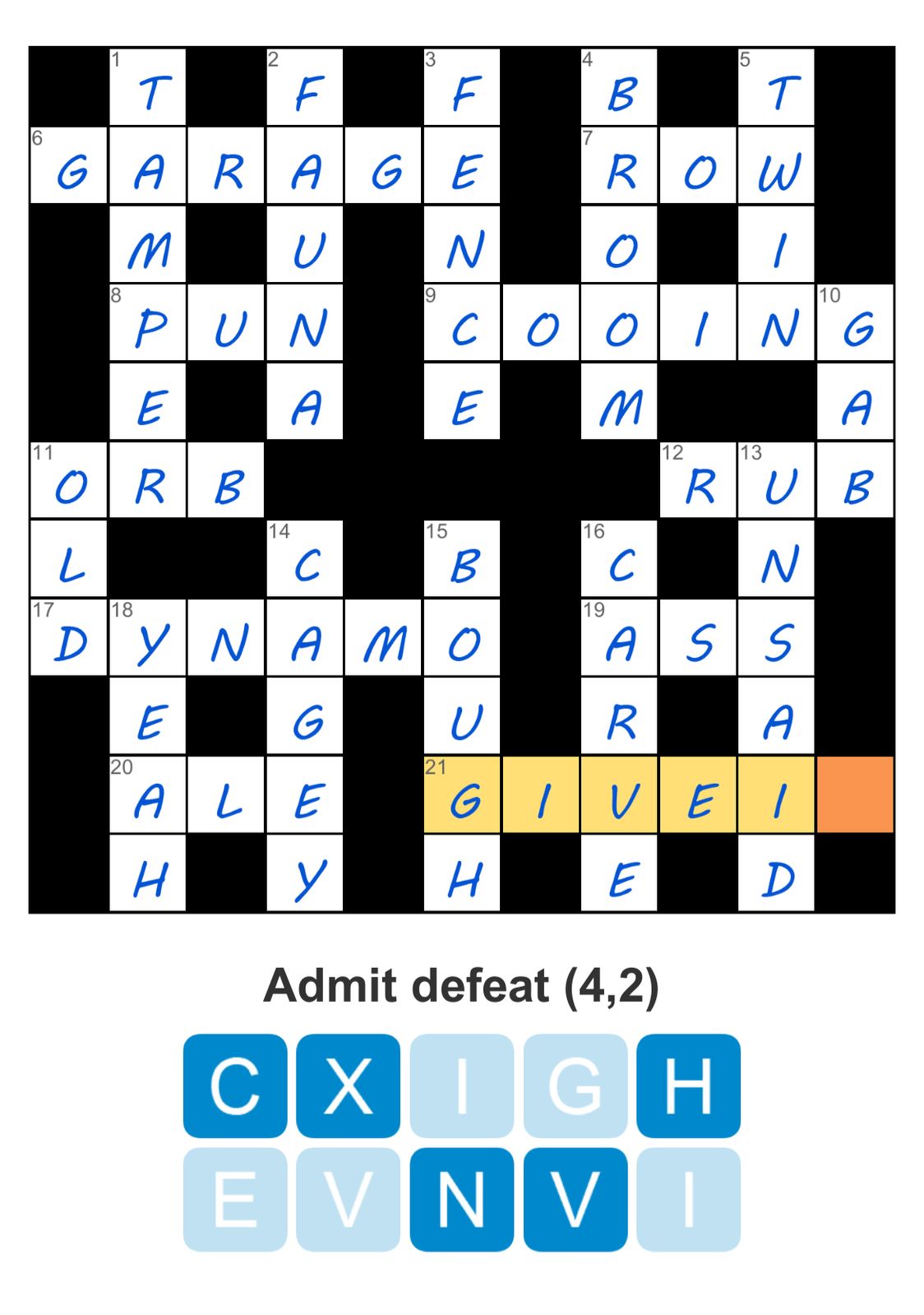 Puzzle Page Crossword March 25 2025