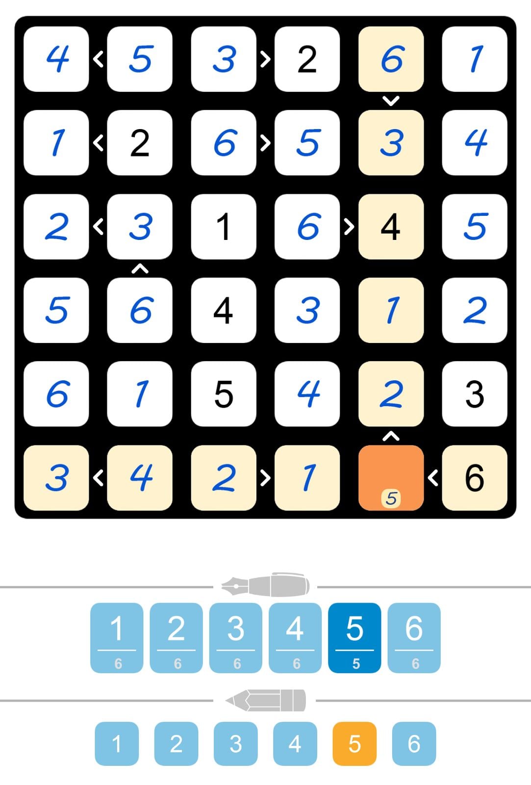 Puzzle Page Futoshiki March 22 2025