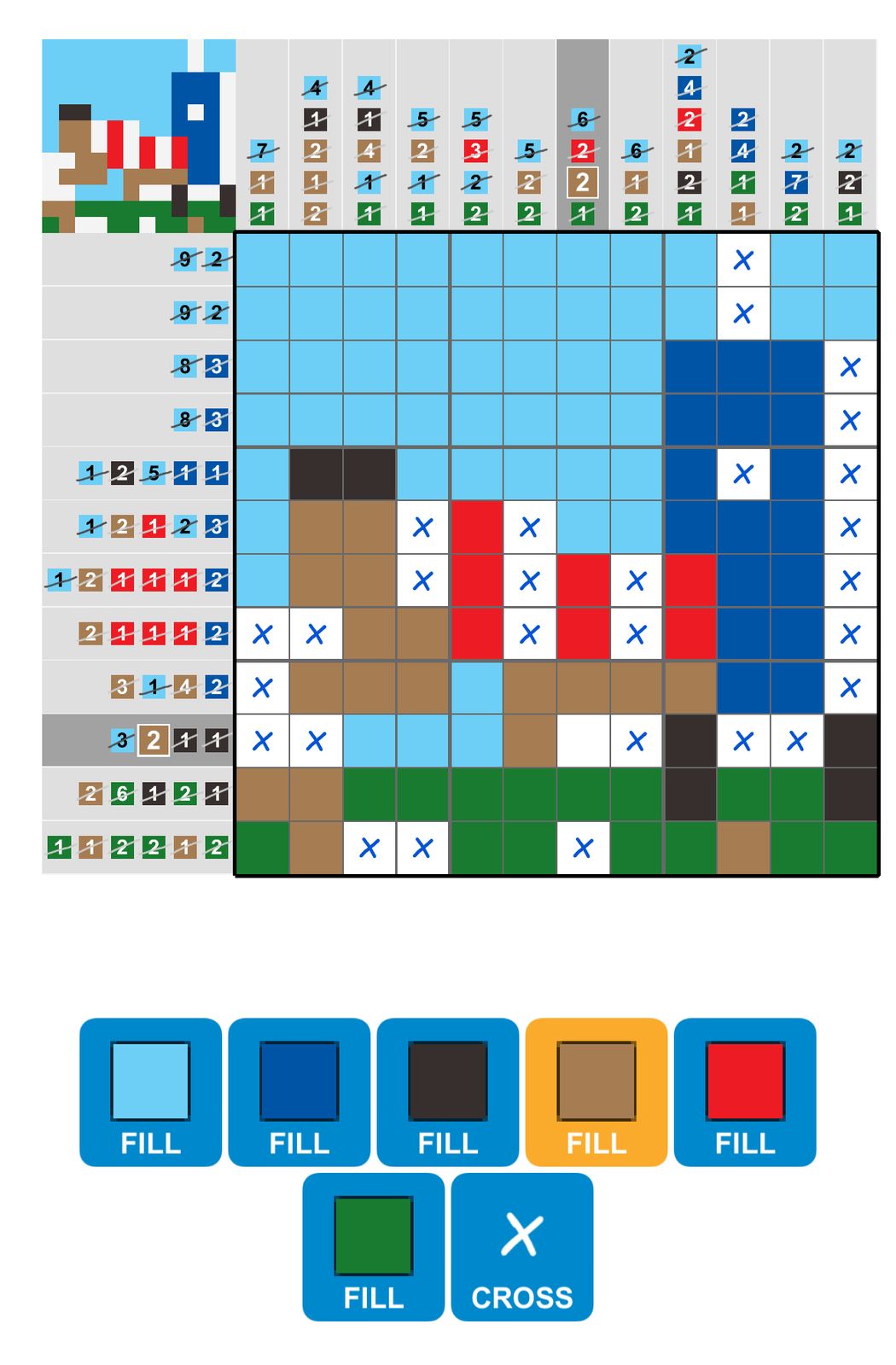 Puzzle Page Picture Cross March 22 2025