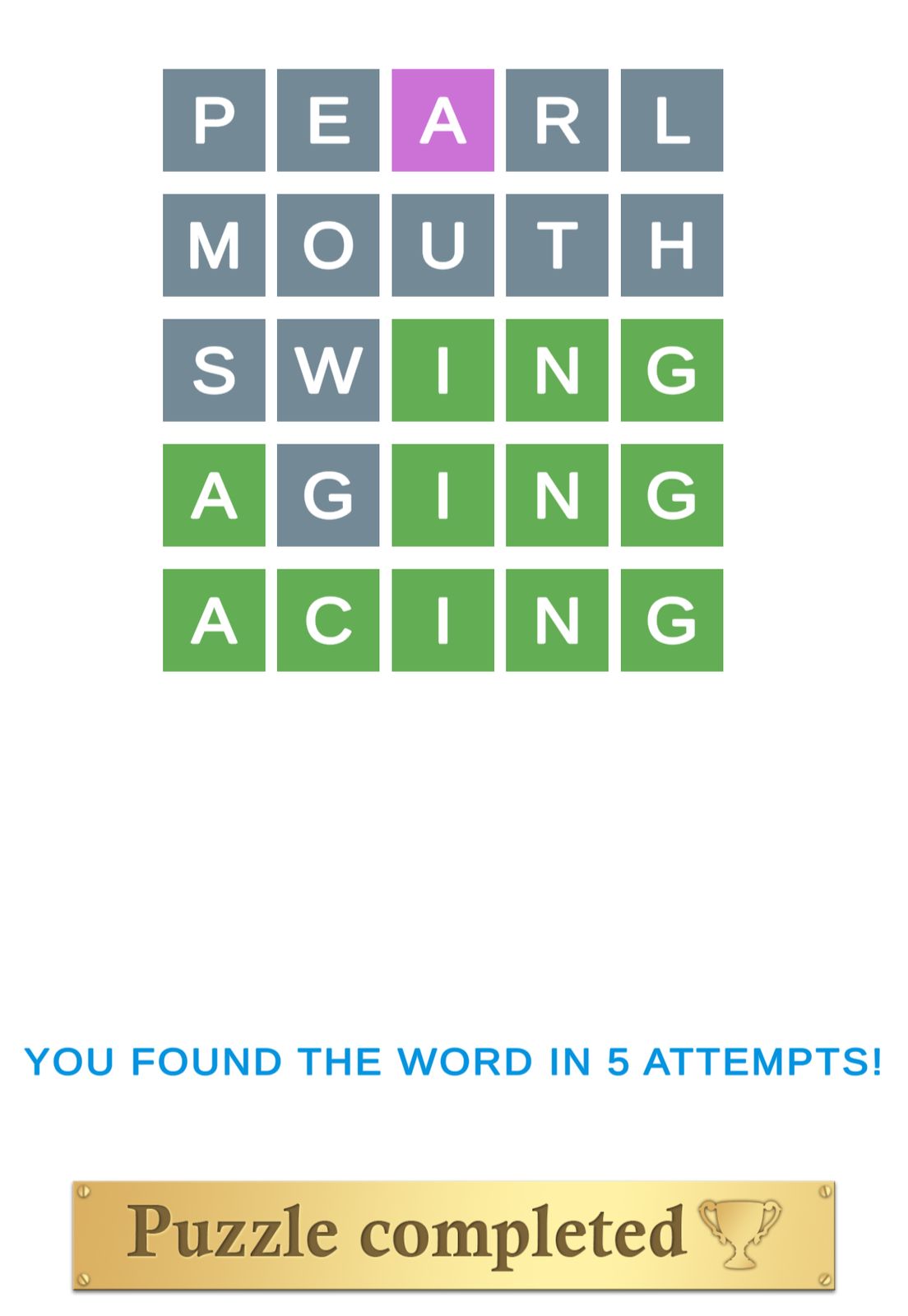 Puzzle Page Wordy April 1 2025