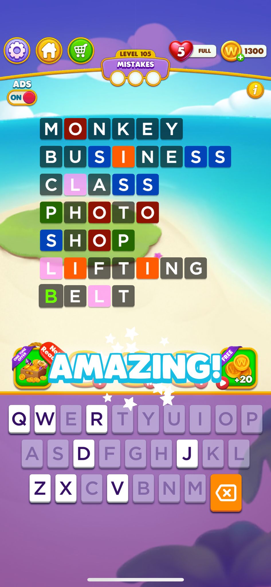 Word Chain Level 105