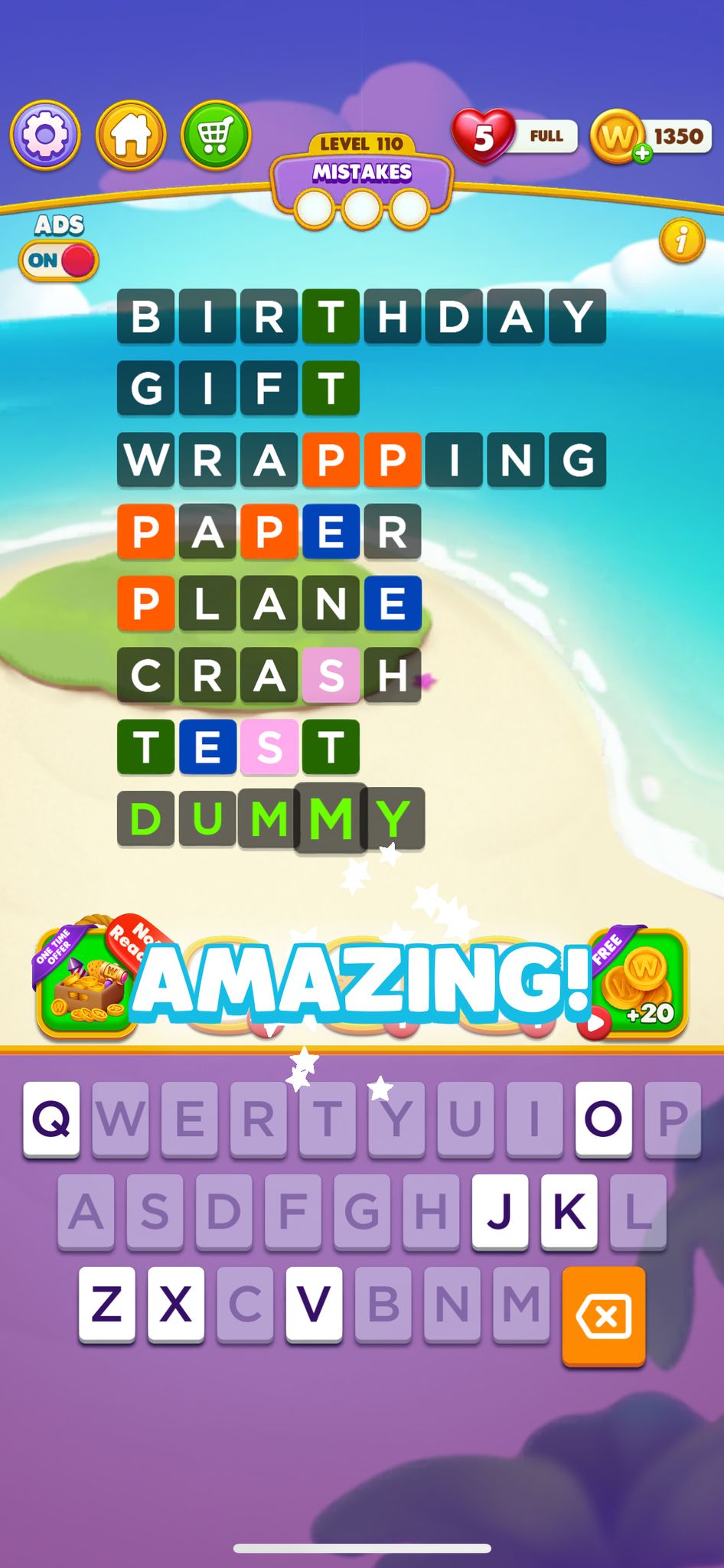 Word Chain Level 110