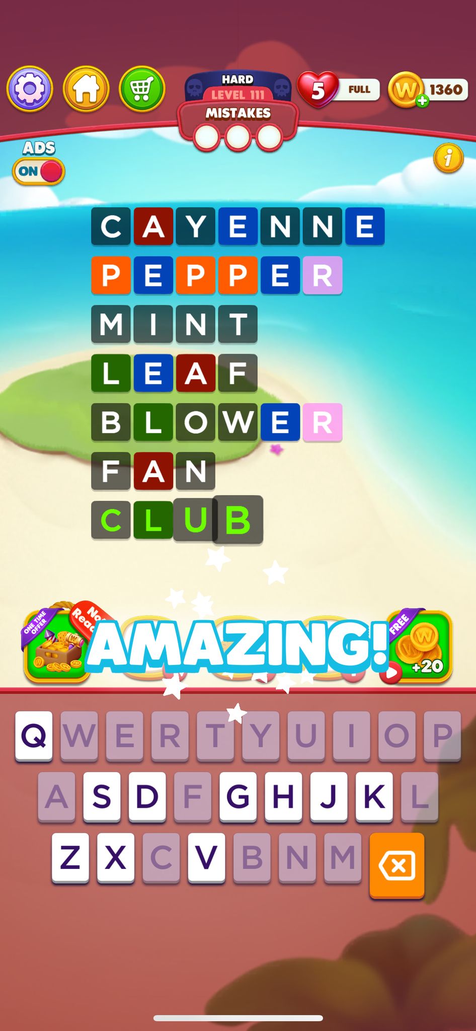 Word Chain Level 111