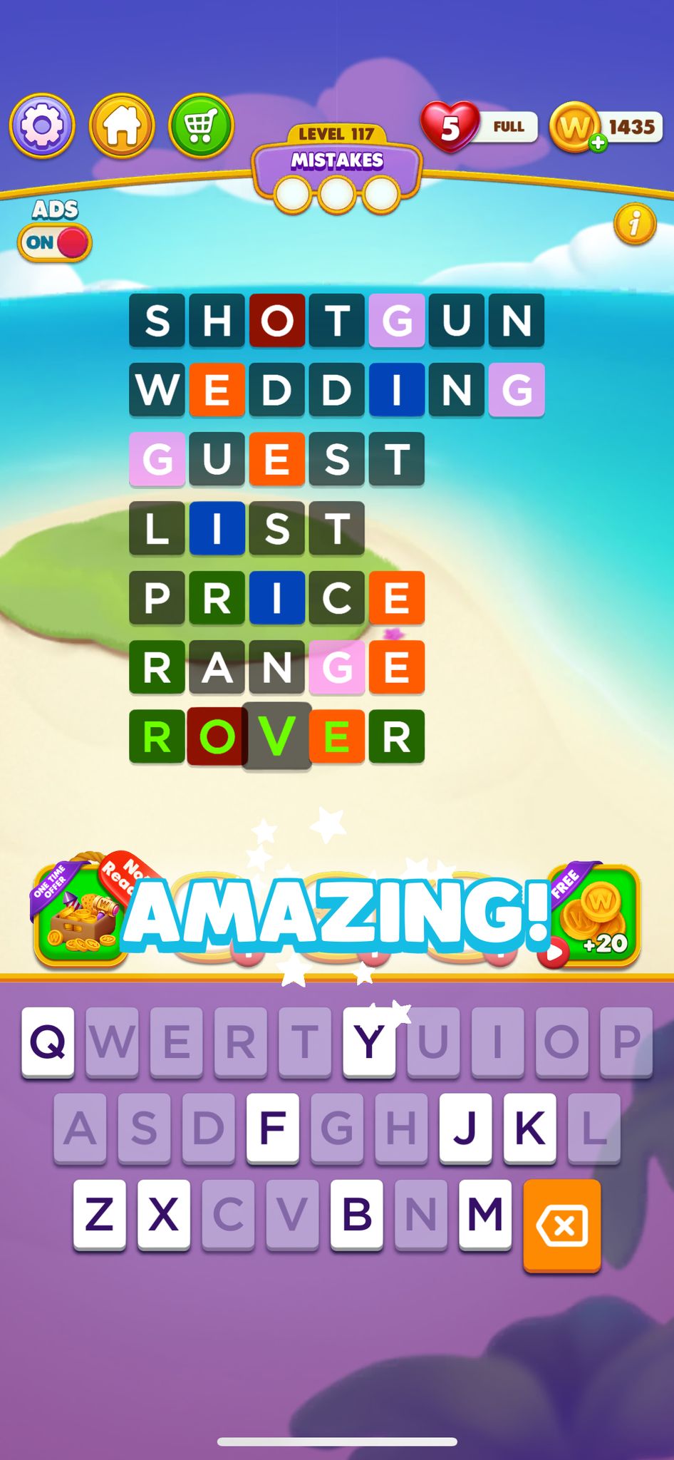 Word Chain Level 117