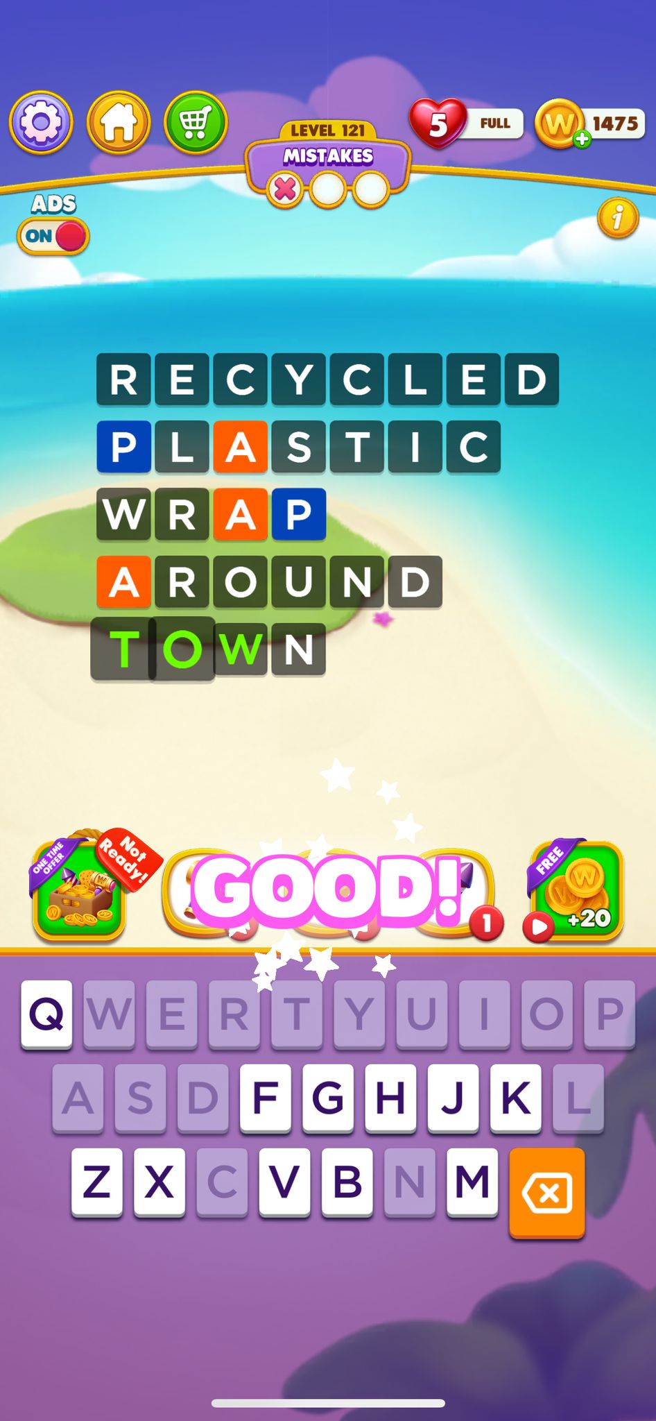 Word Chain Level 121