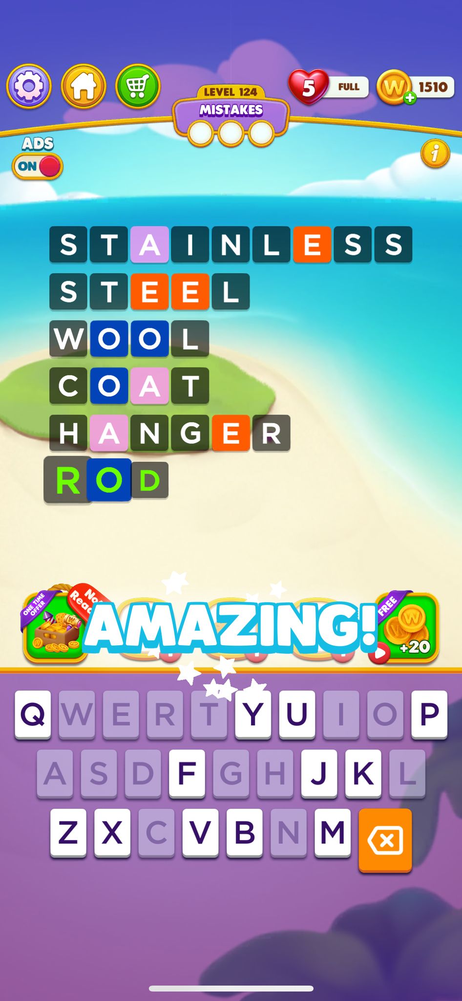 Word Chain Level 124