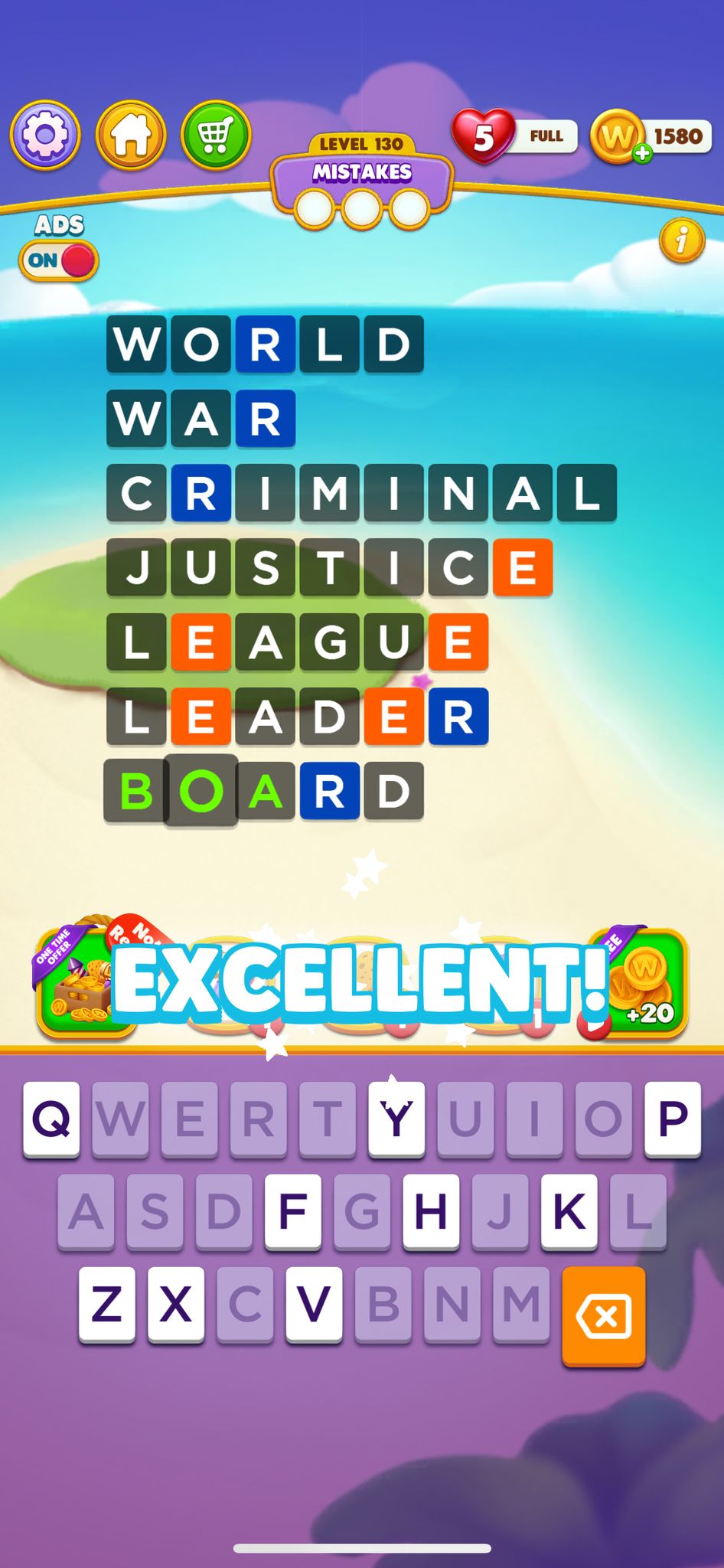 Word Chain Level 130