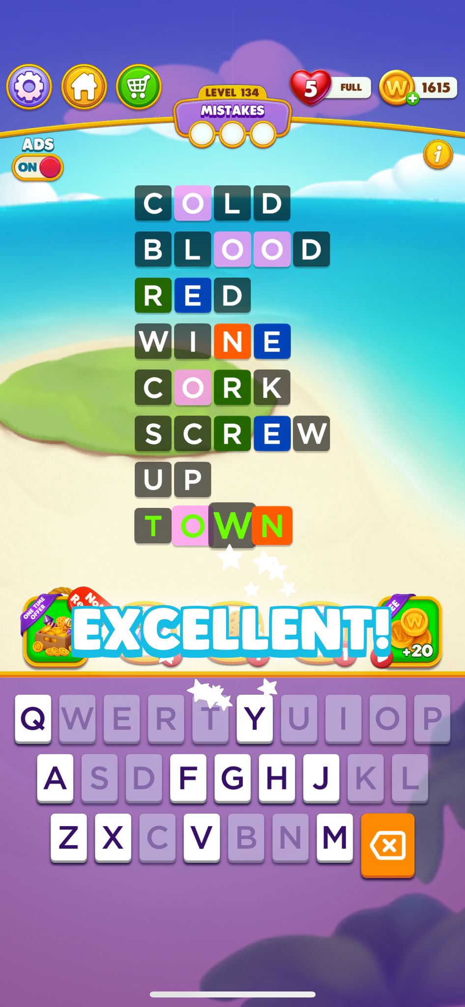Word Chain Level 134