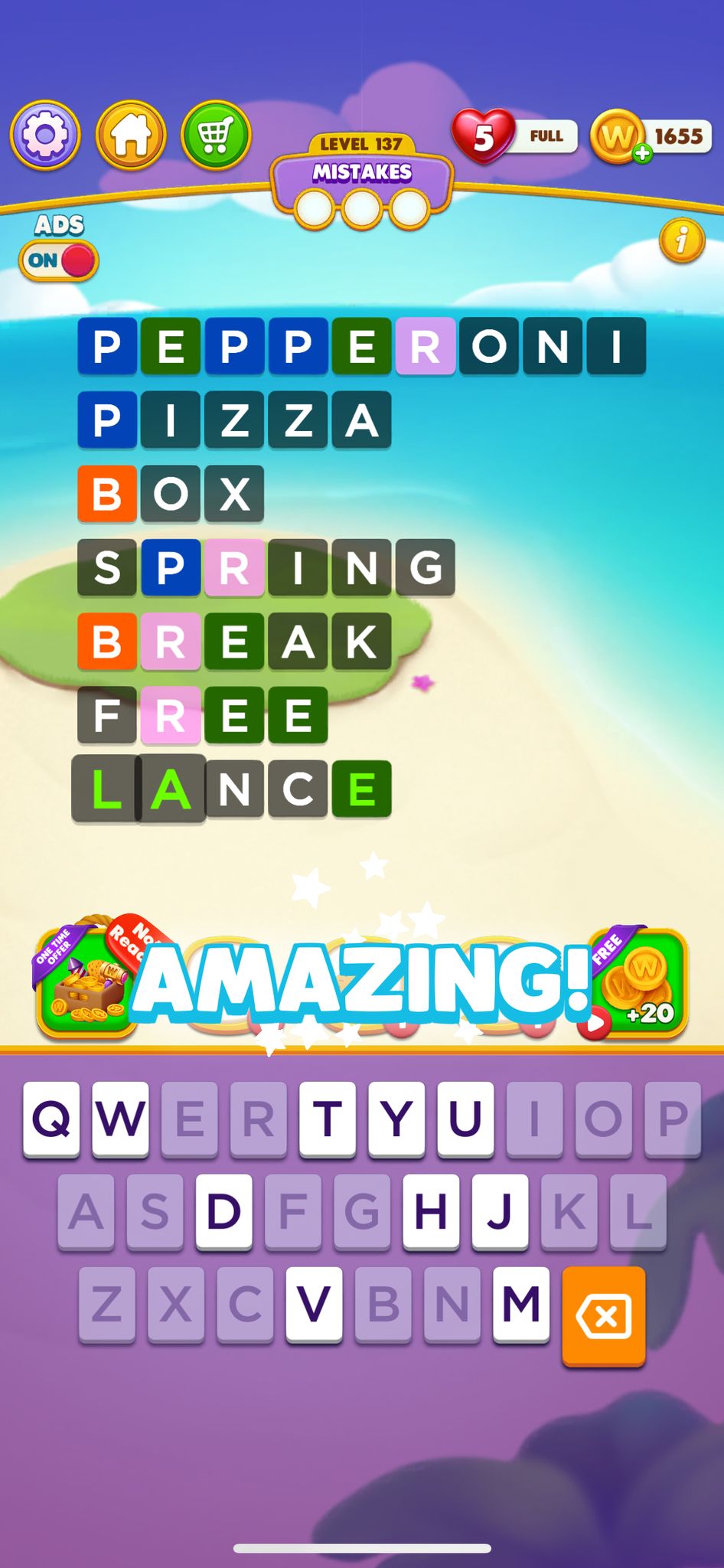 Word Chain Level 137