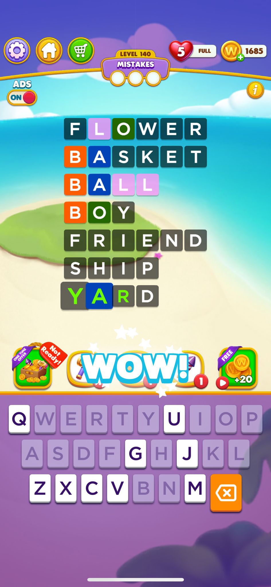 Word Chain Level 140