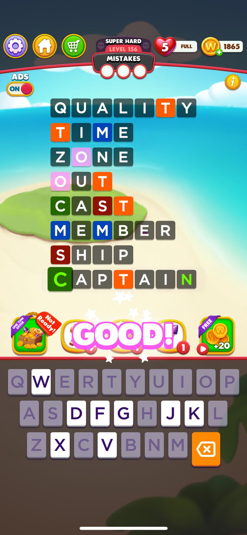 Word Chain Level 156