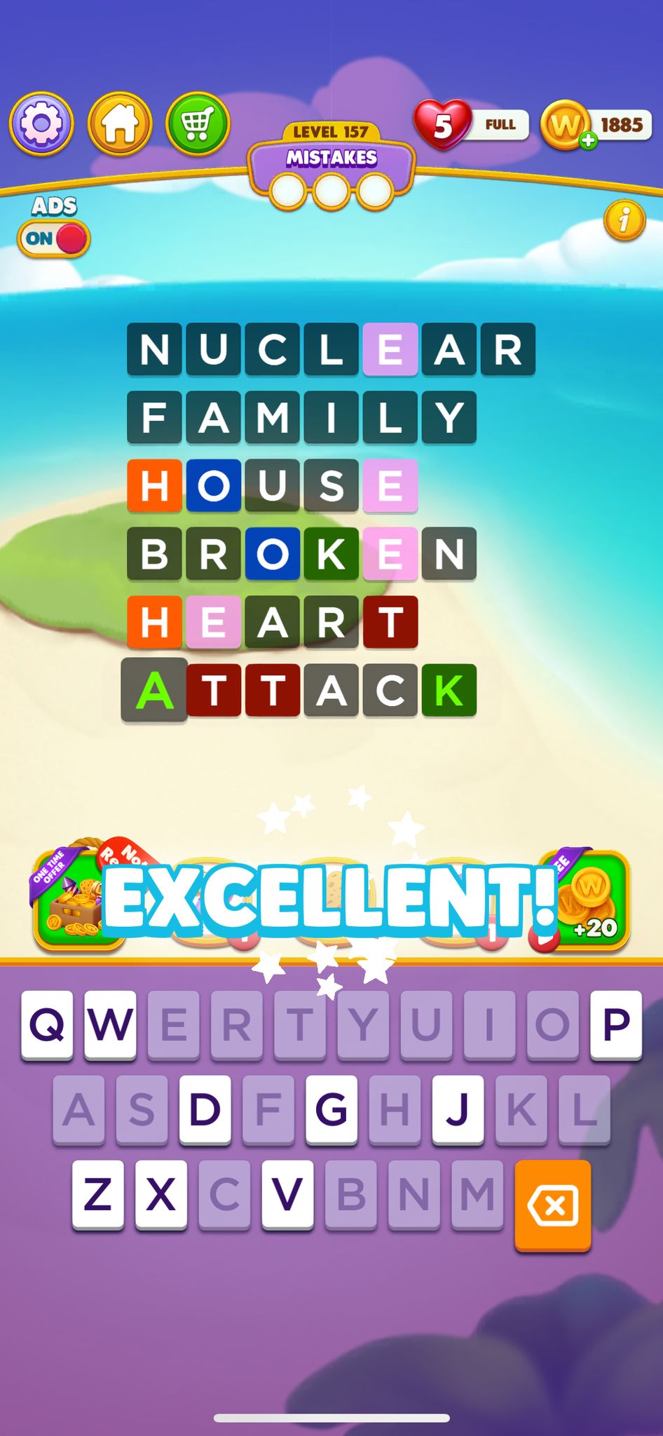 Word Chain Level 157