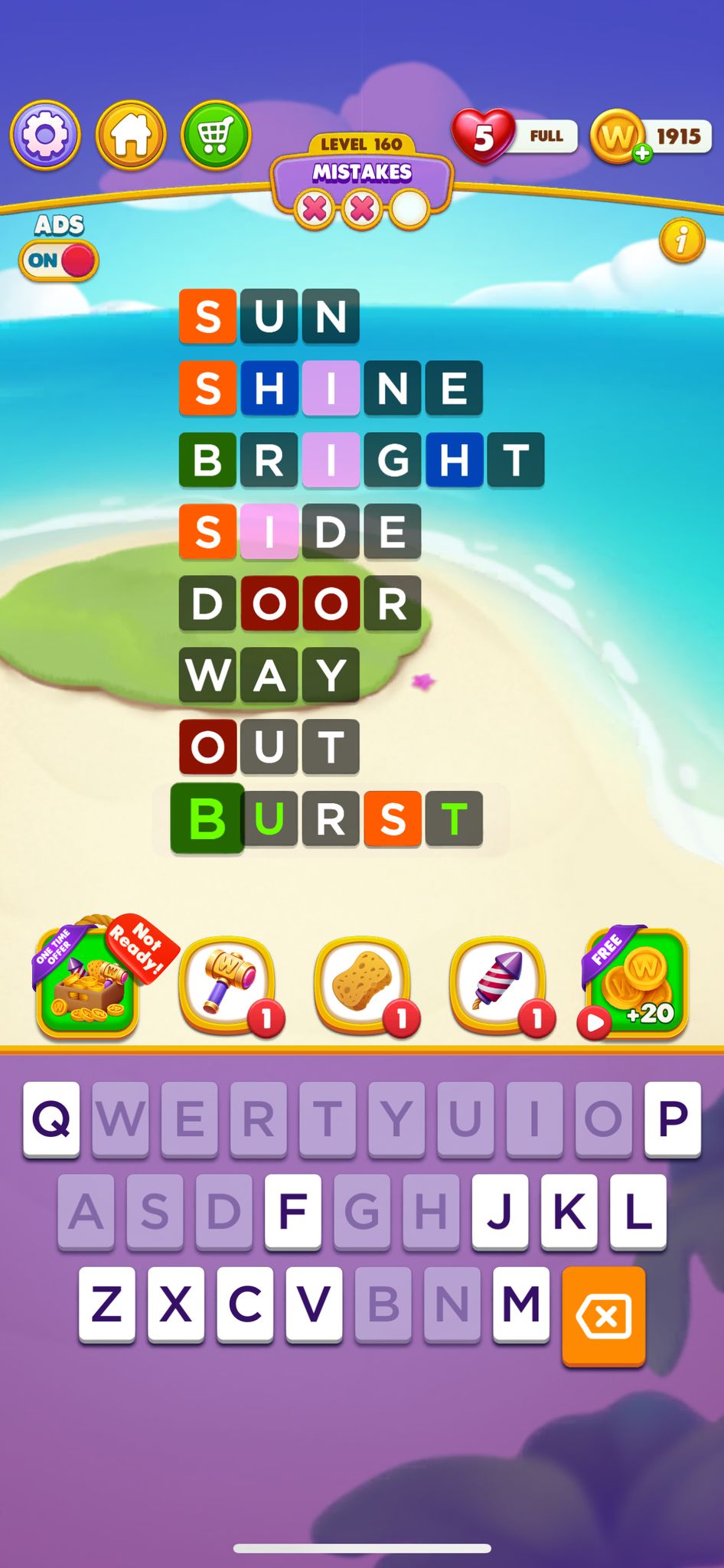 Word Chain Level 160