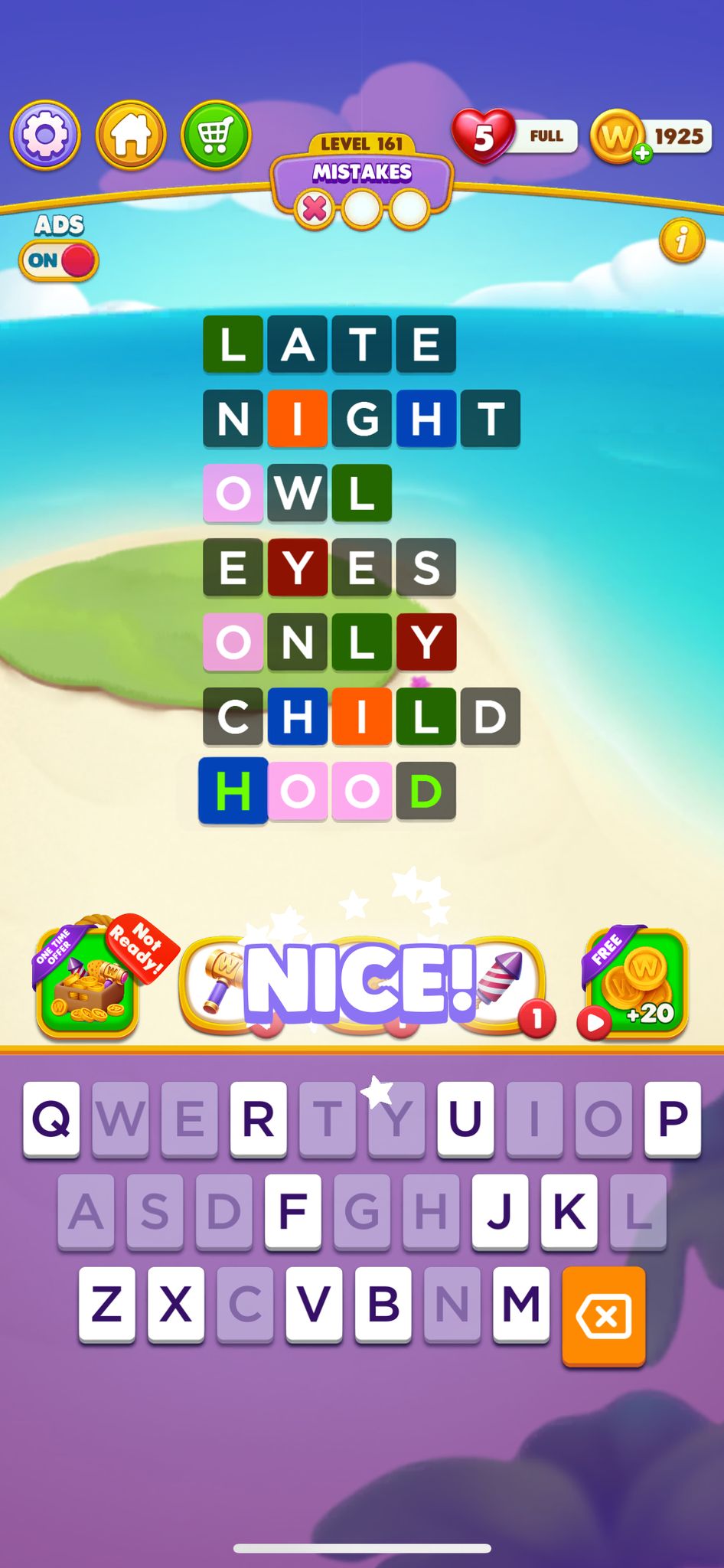 Word Chain Level 161