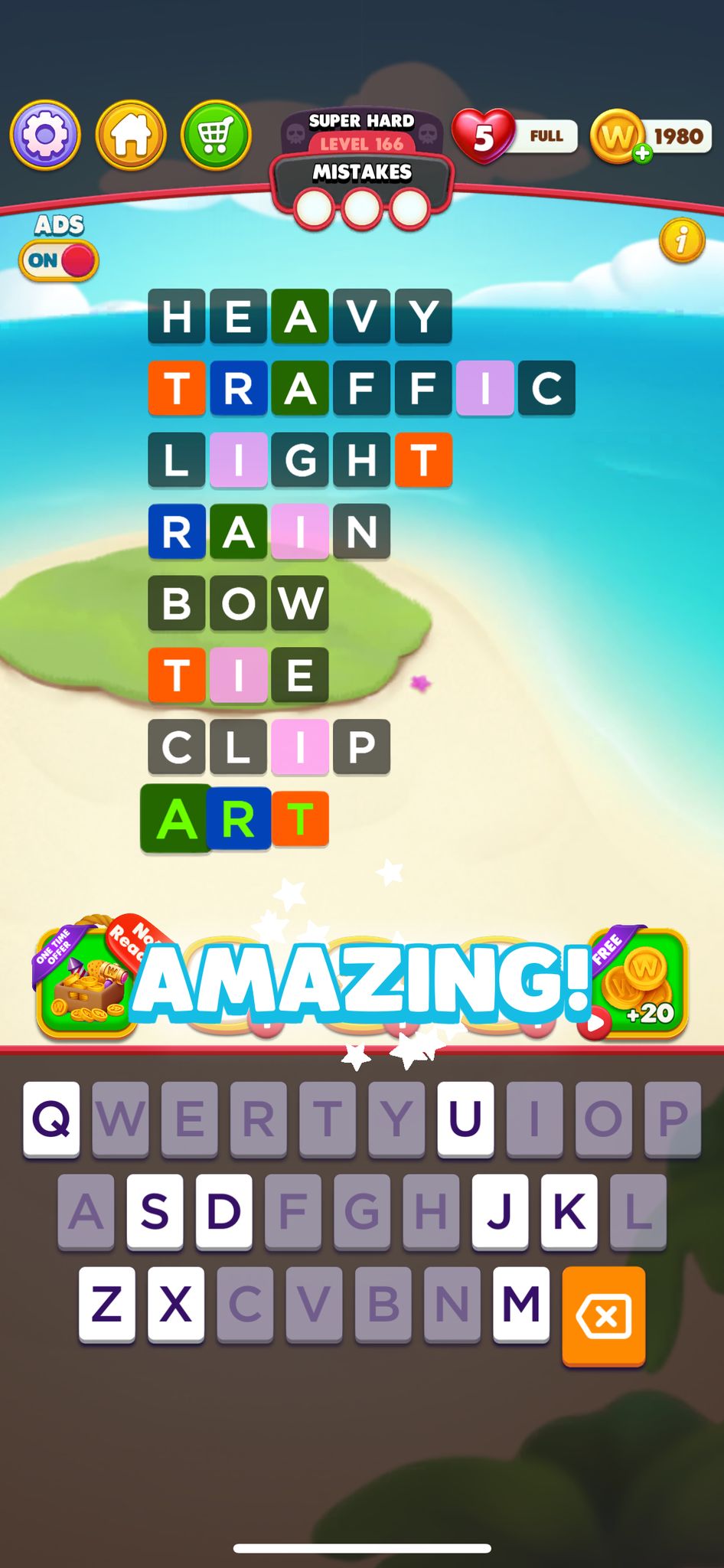Word Chain Level 166