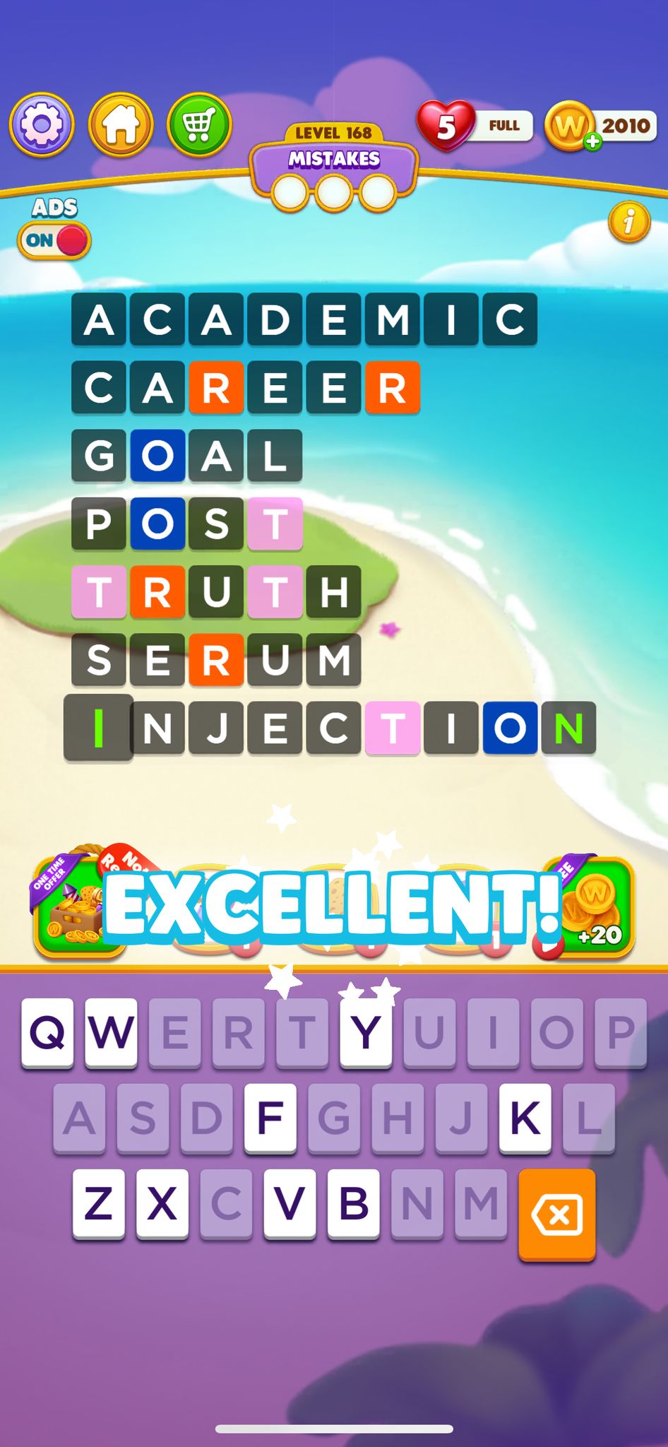 Word Chain Level 168