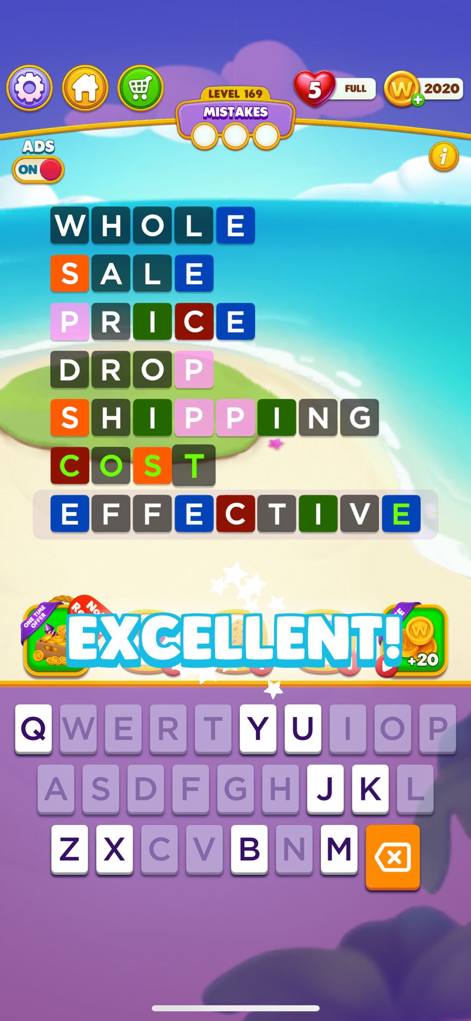 Word Chain Level 169