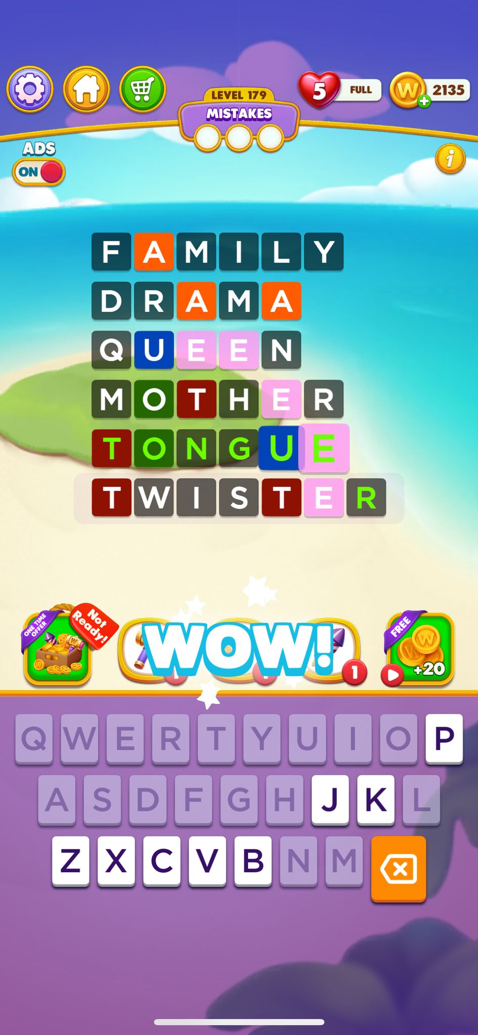 Word Chain Level 179