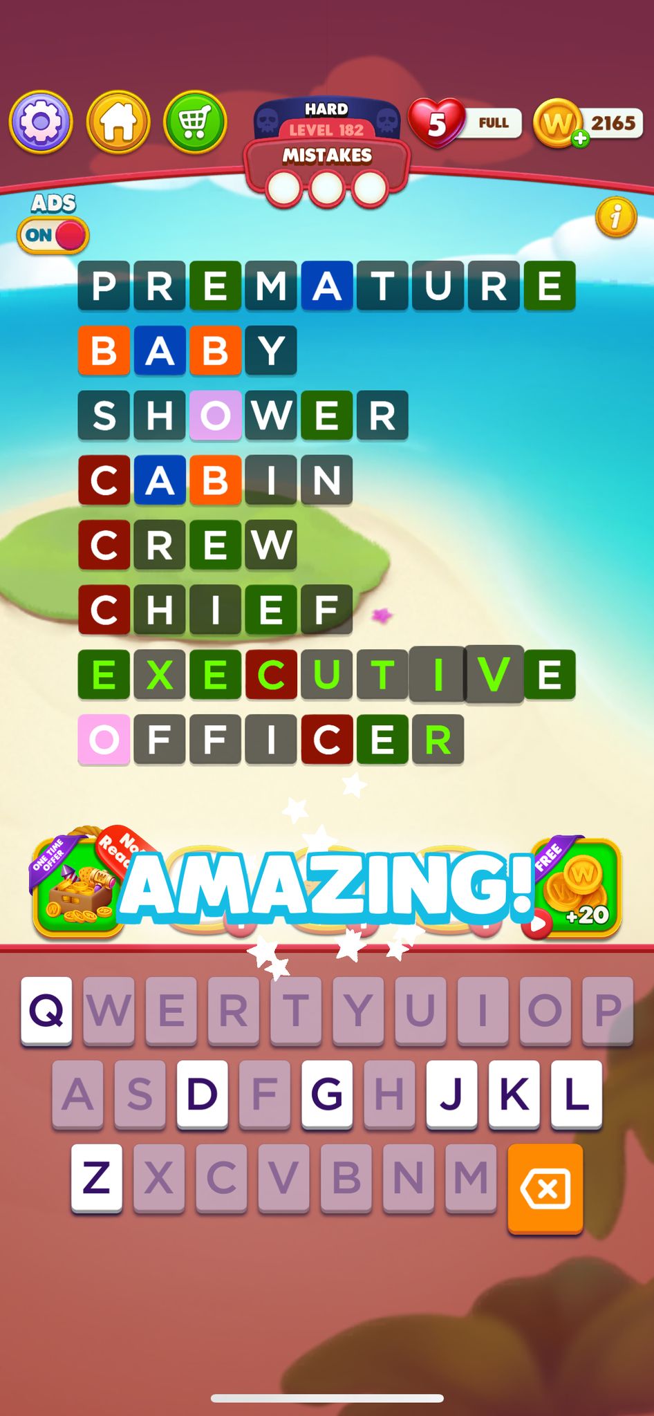 Word Chain Level 182