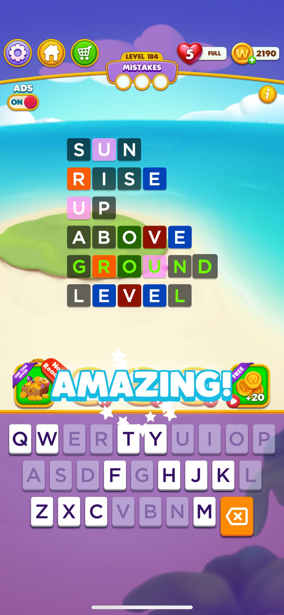 Word Chain Level 184