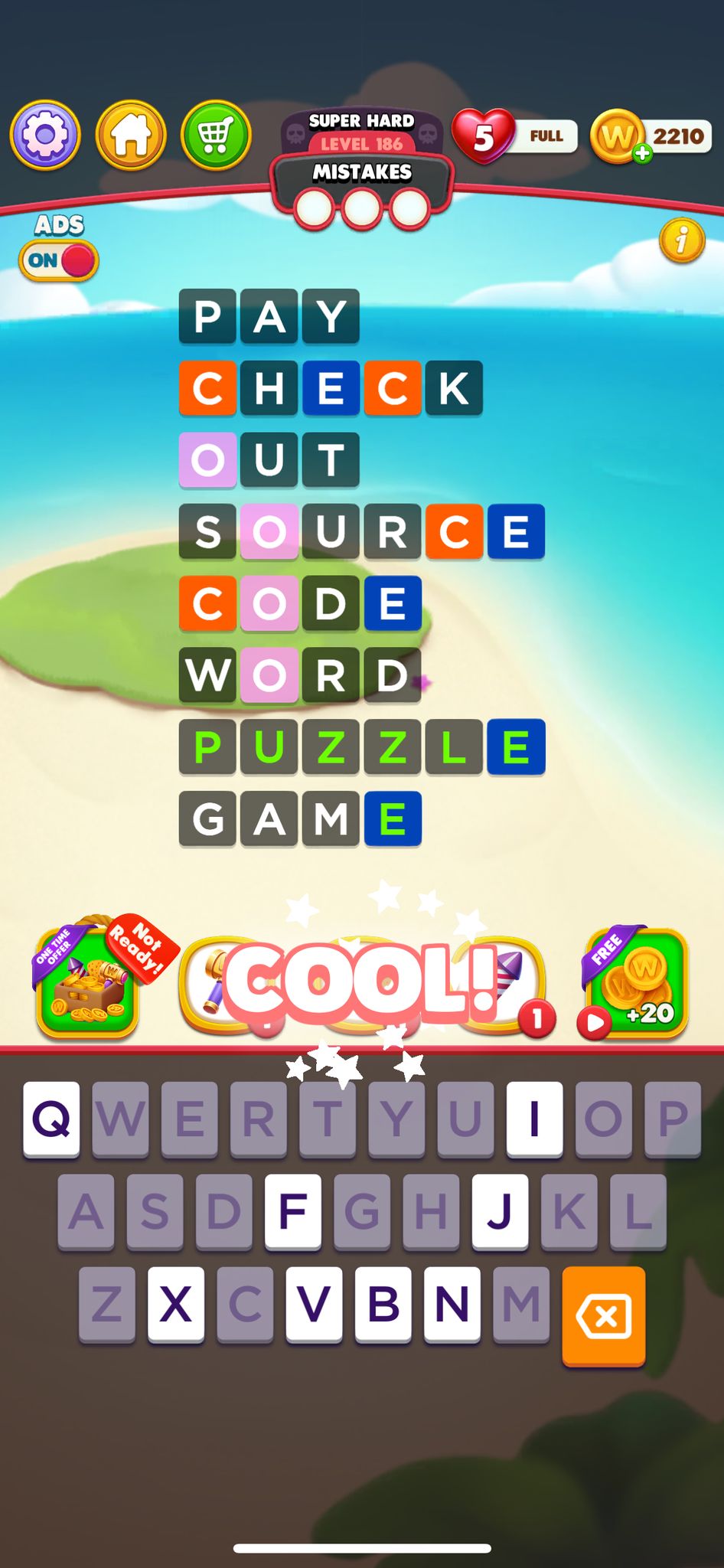 Word Chain Level 186