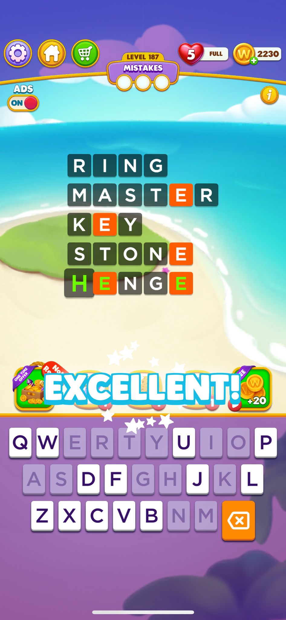 Word Chain Level 187