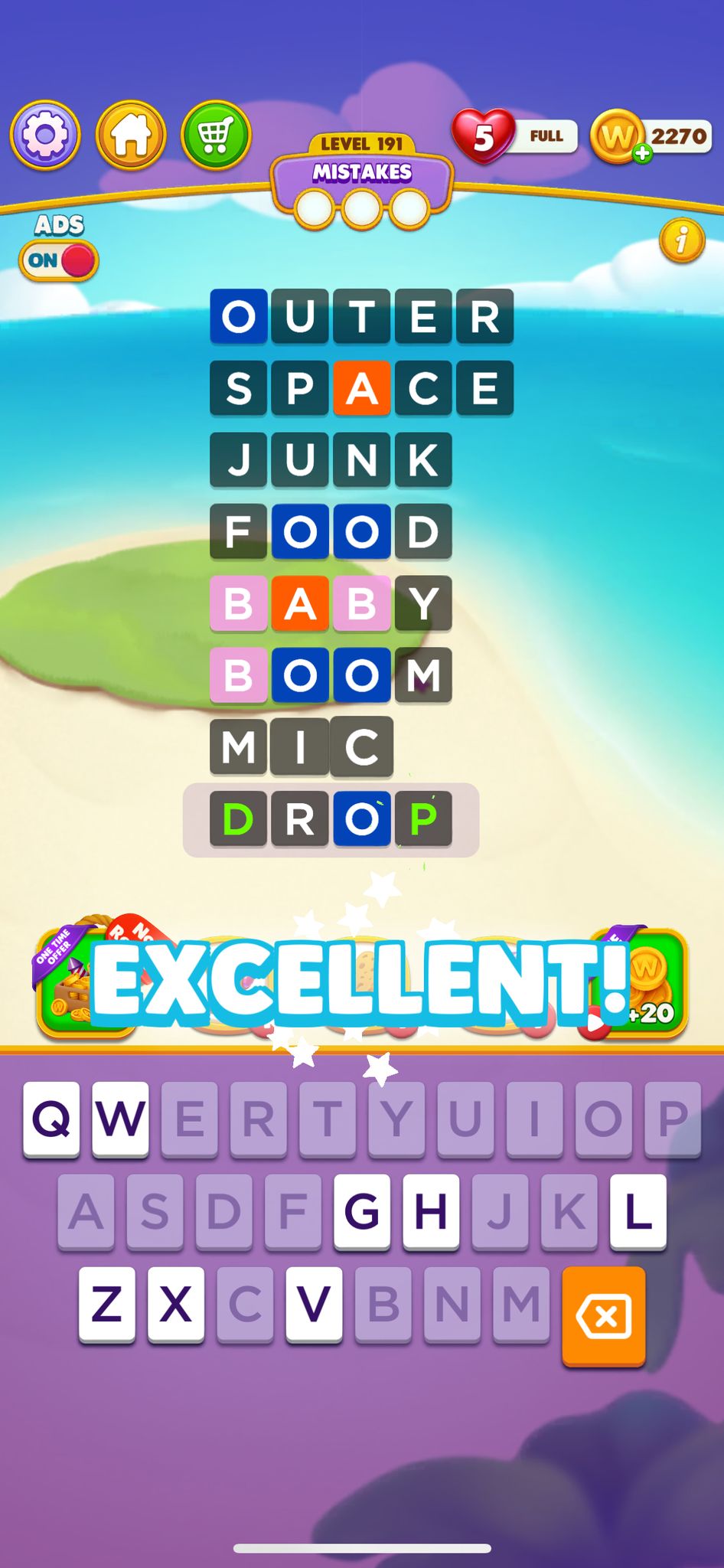 Word Chain Level 191