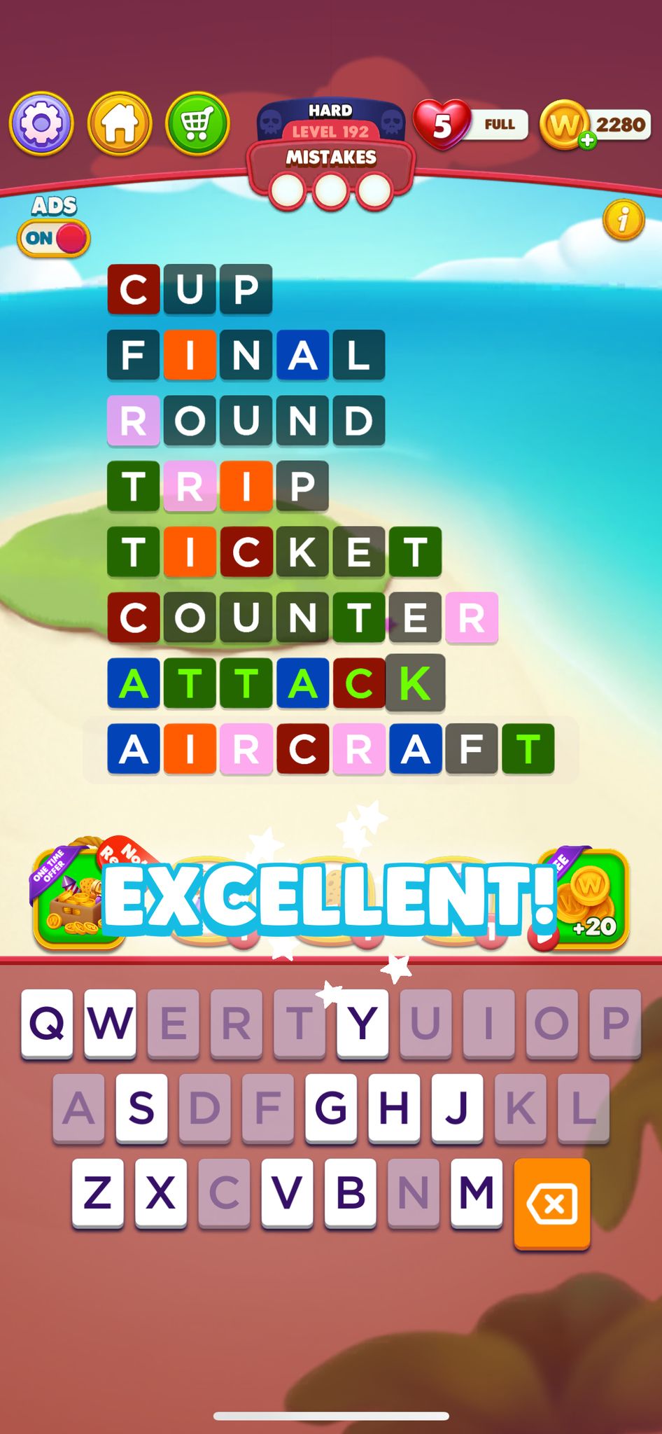 Word Chain Level 192