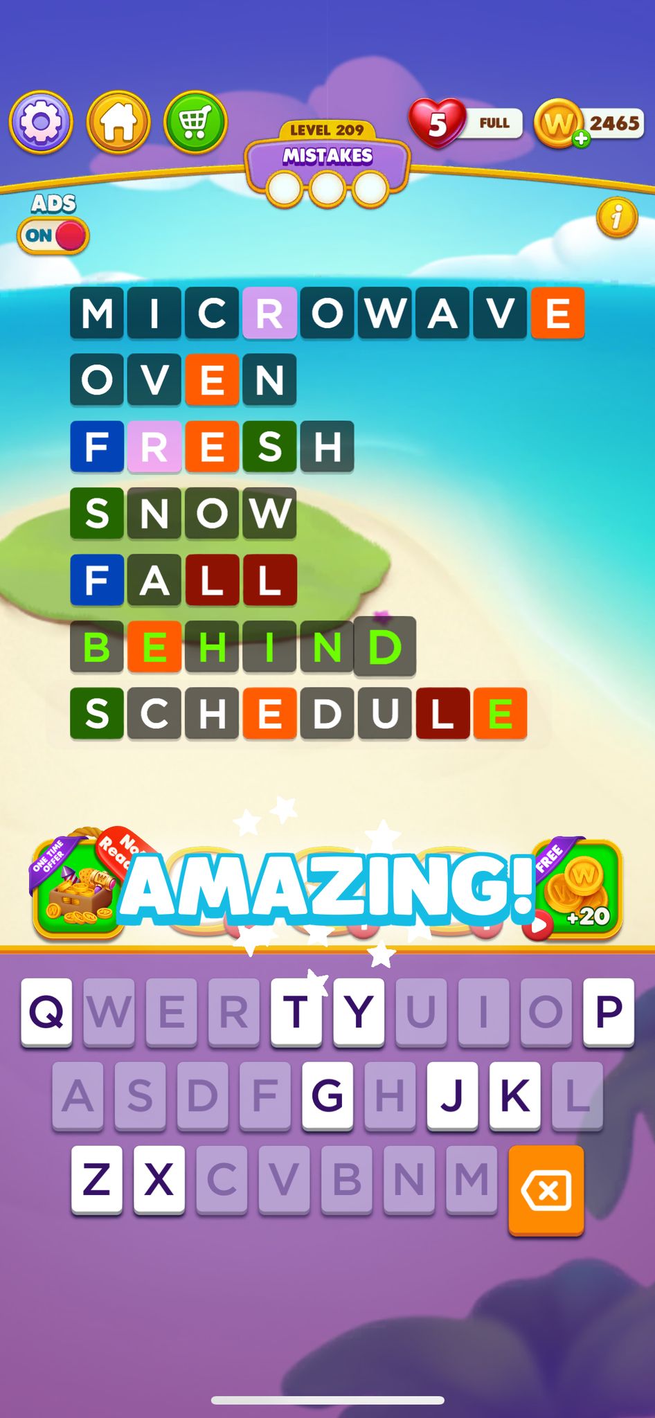 Word Chain Level 209