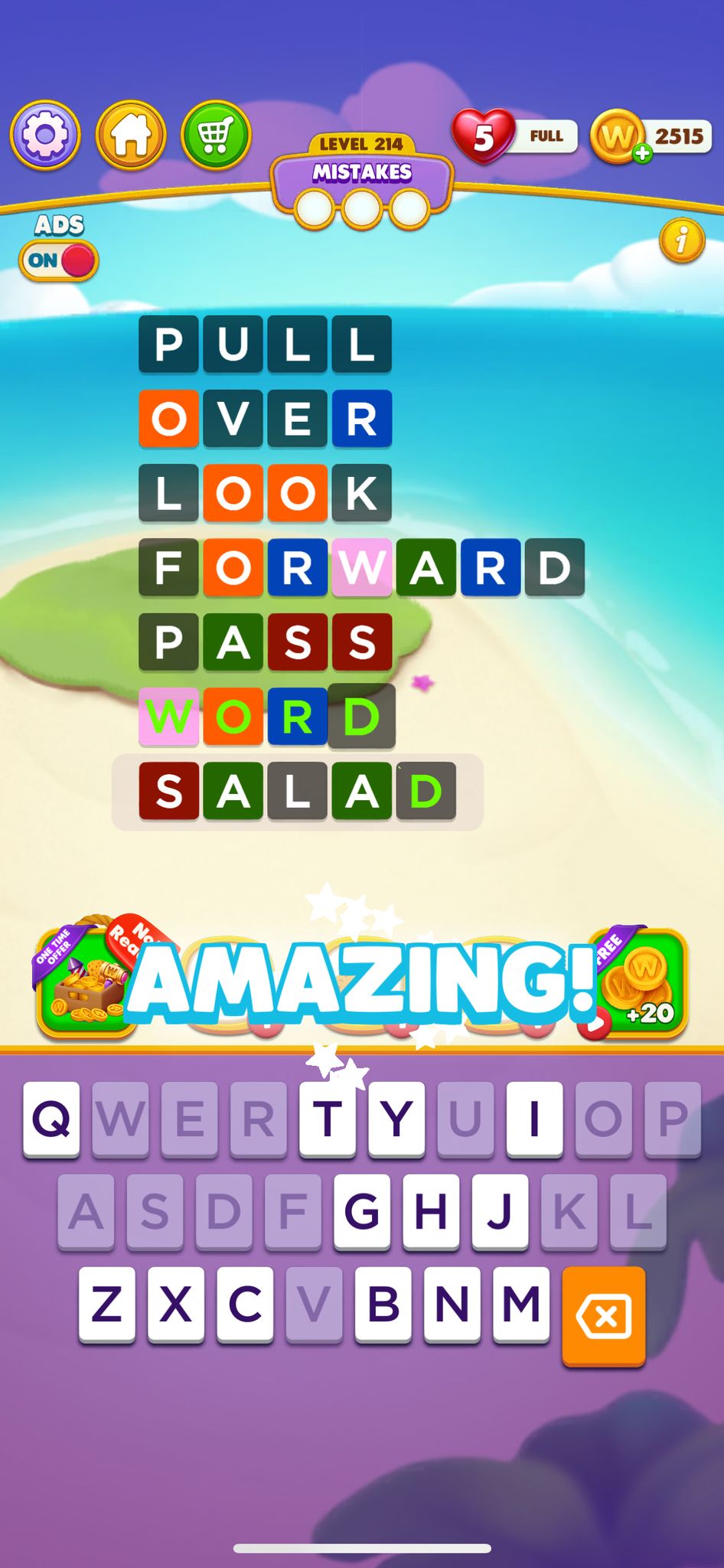 Word Chain Level 214