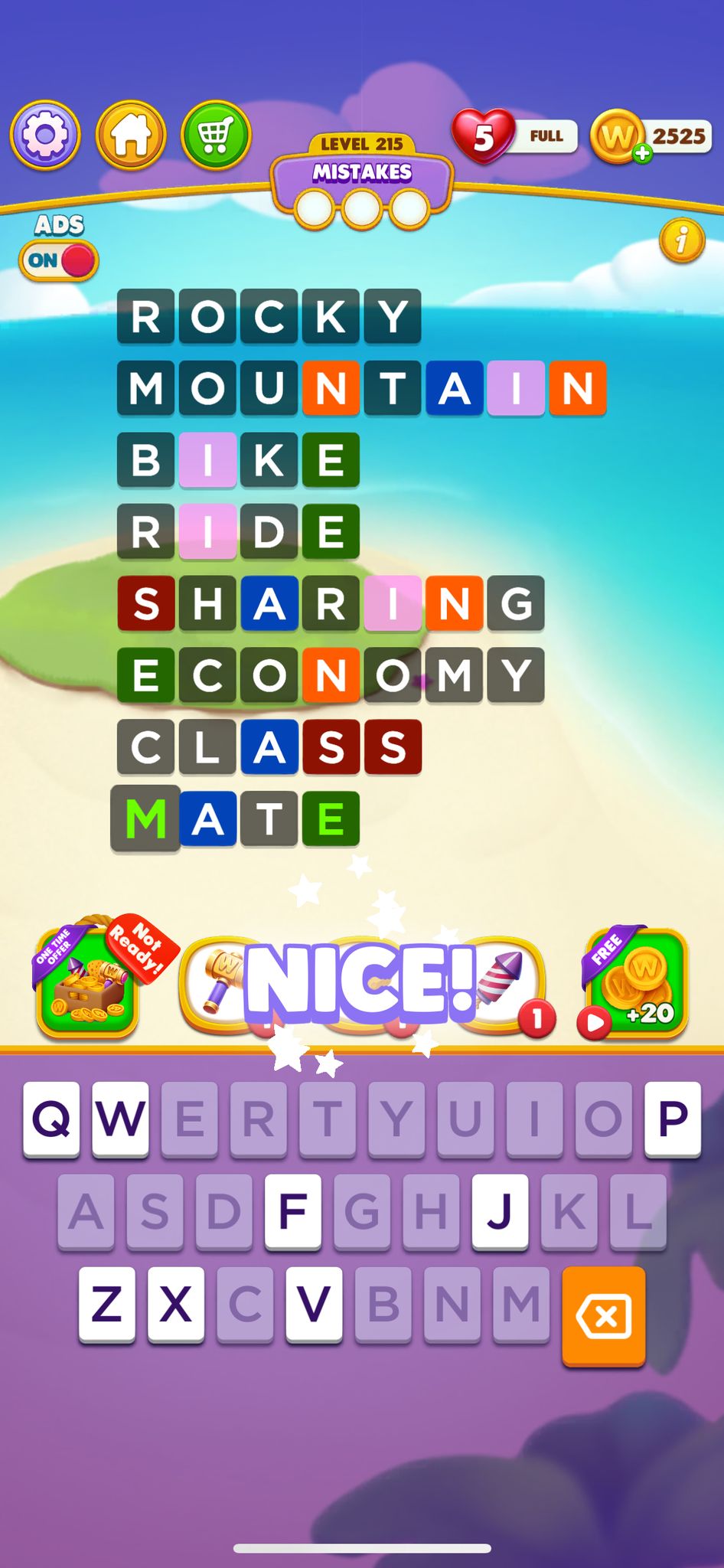 Word Chain Level 215