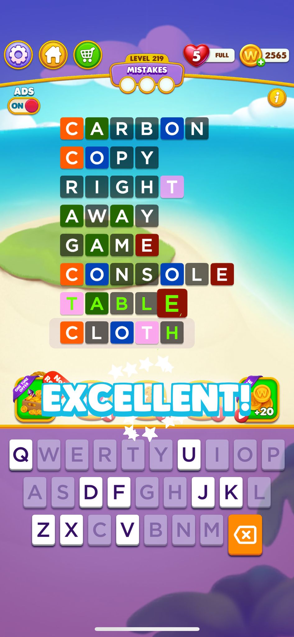 Word Chain Level 219