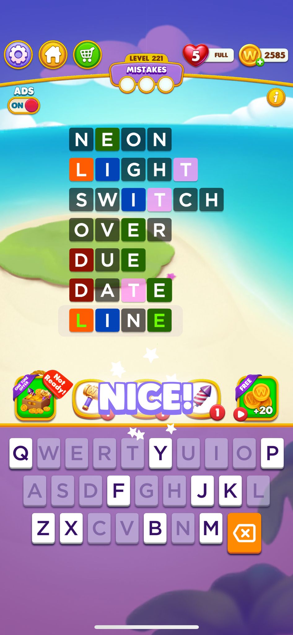 Word Chain Level 221