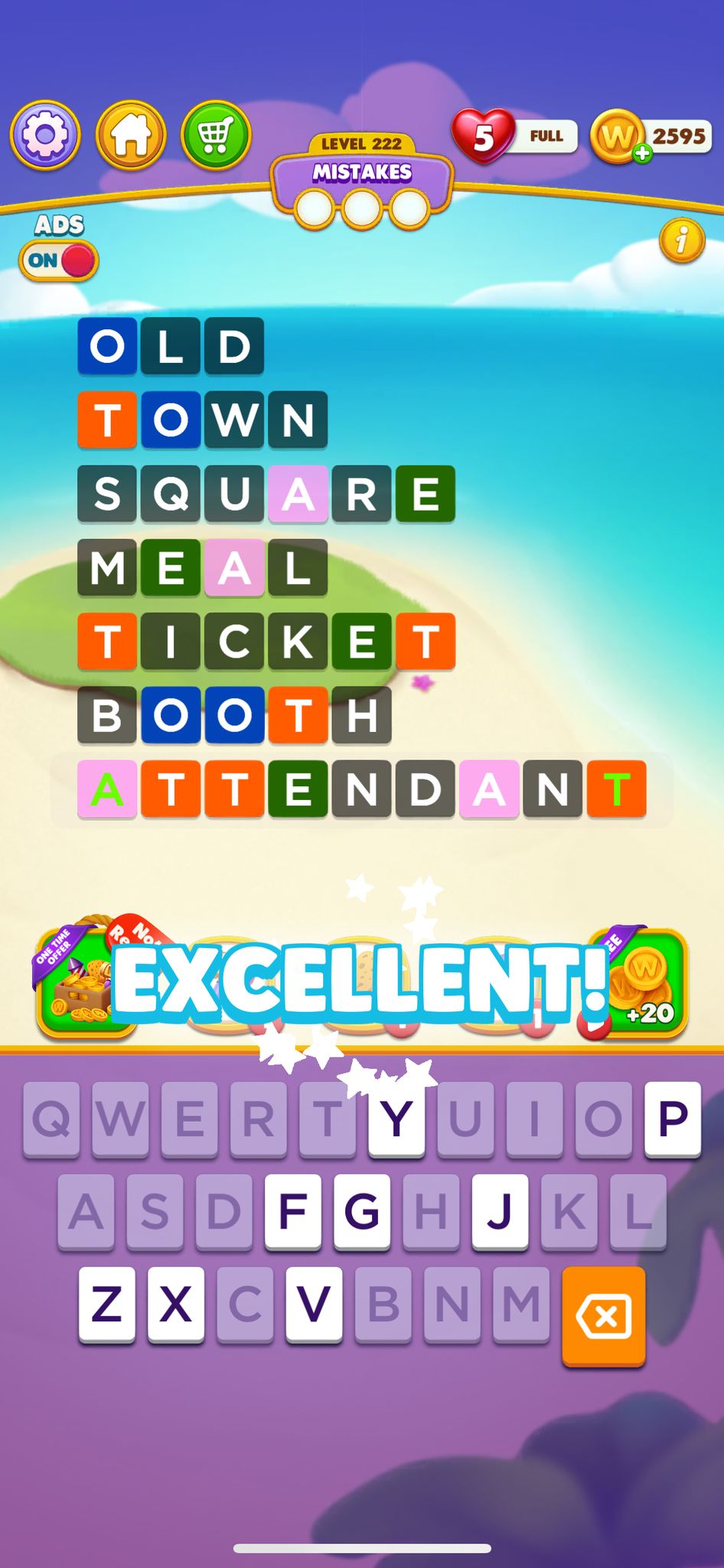 Word Chain Level 222