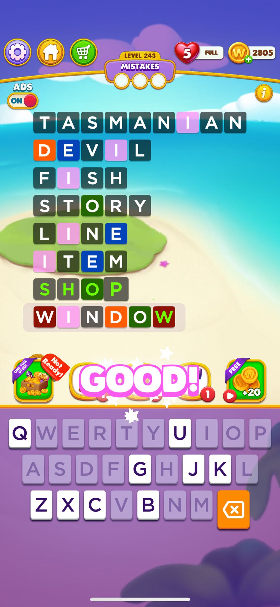 Word Chain Level 243