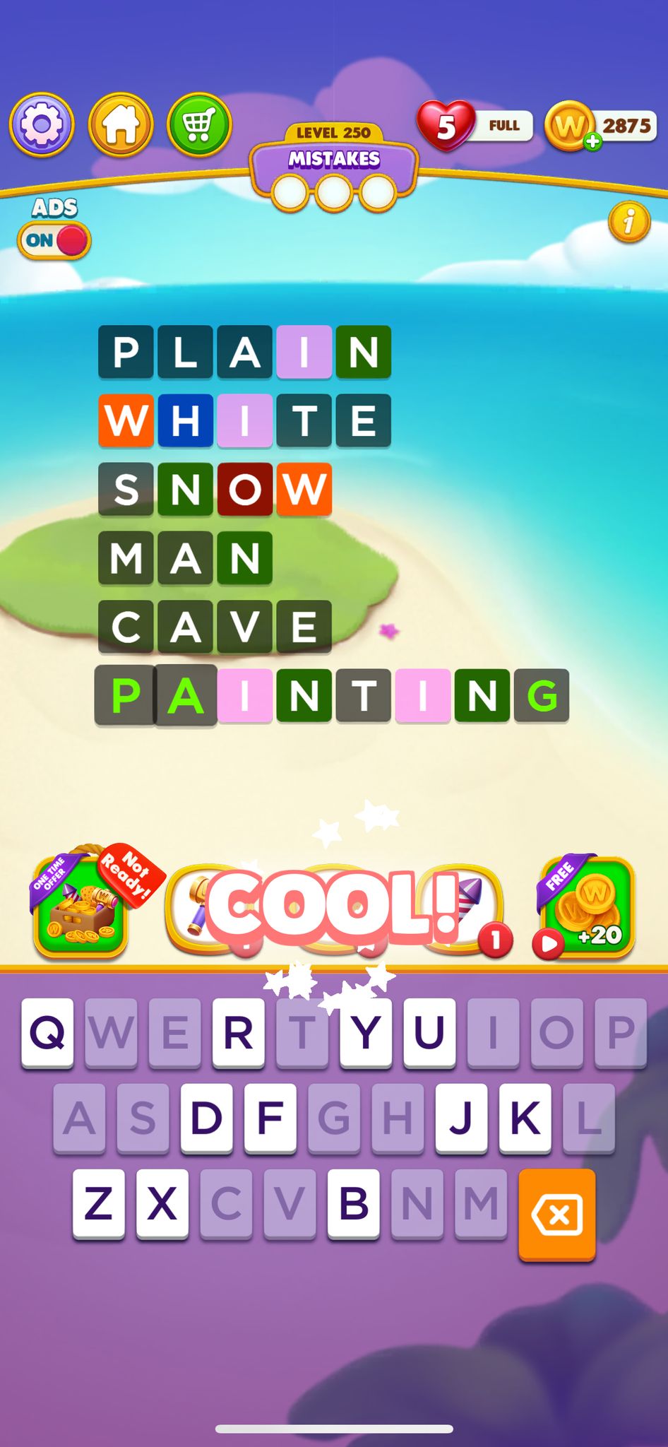 Word Chain Level 250