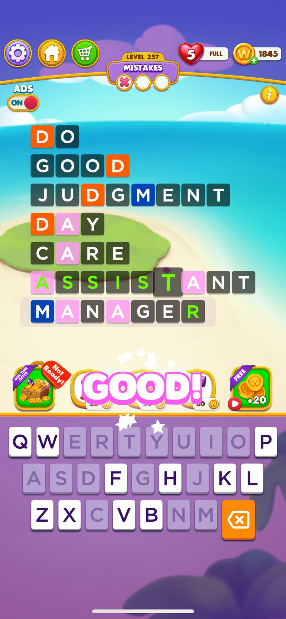 Word Chain Level 257