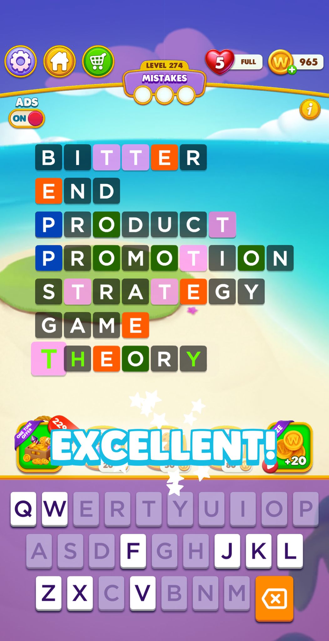Word Chain Level 274