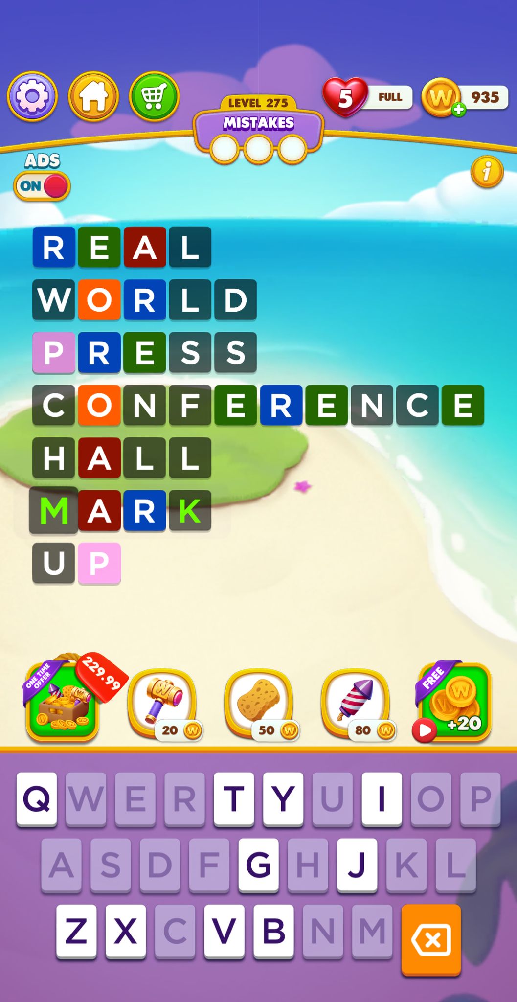 Word Chain Level 275