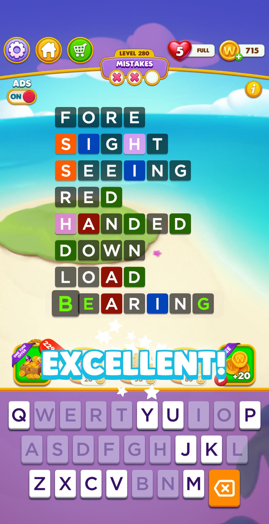 Word Chain Level 280