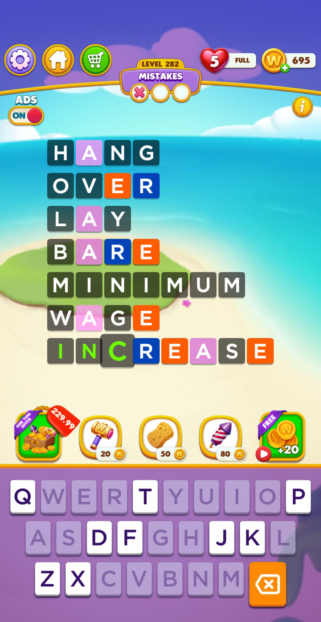 Word Chain Level 282