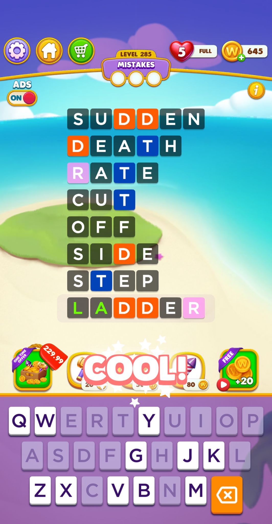 Word Chain Level 285