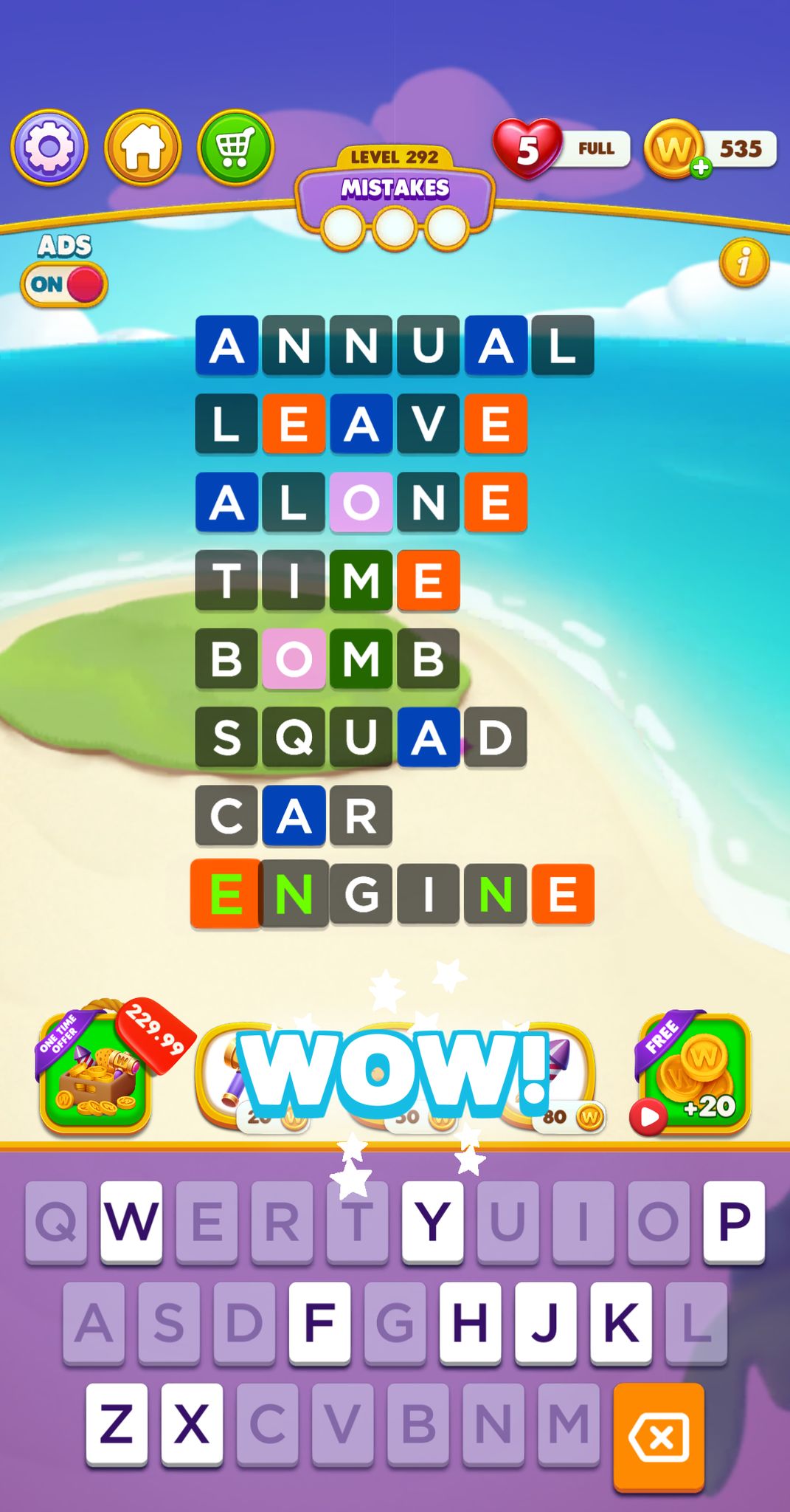 Word Chain Level 292