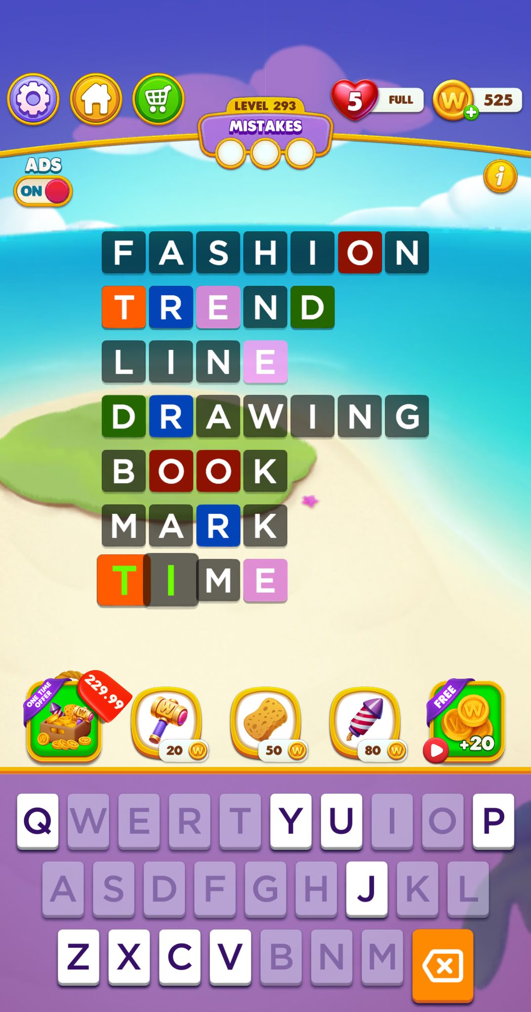 Word Chain Level 293