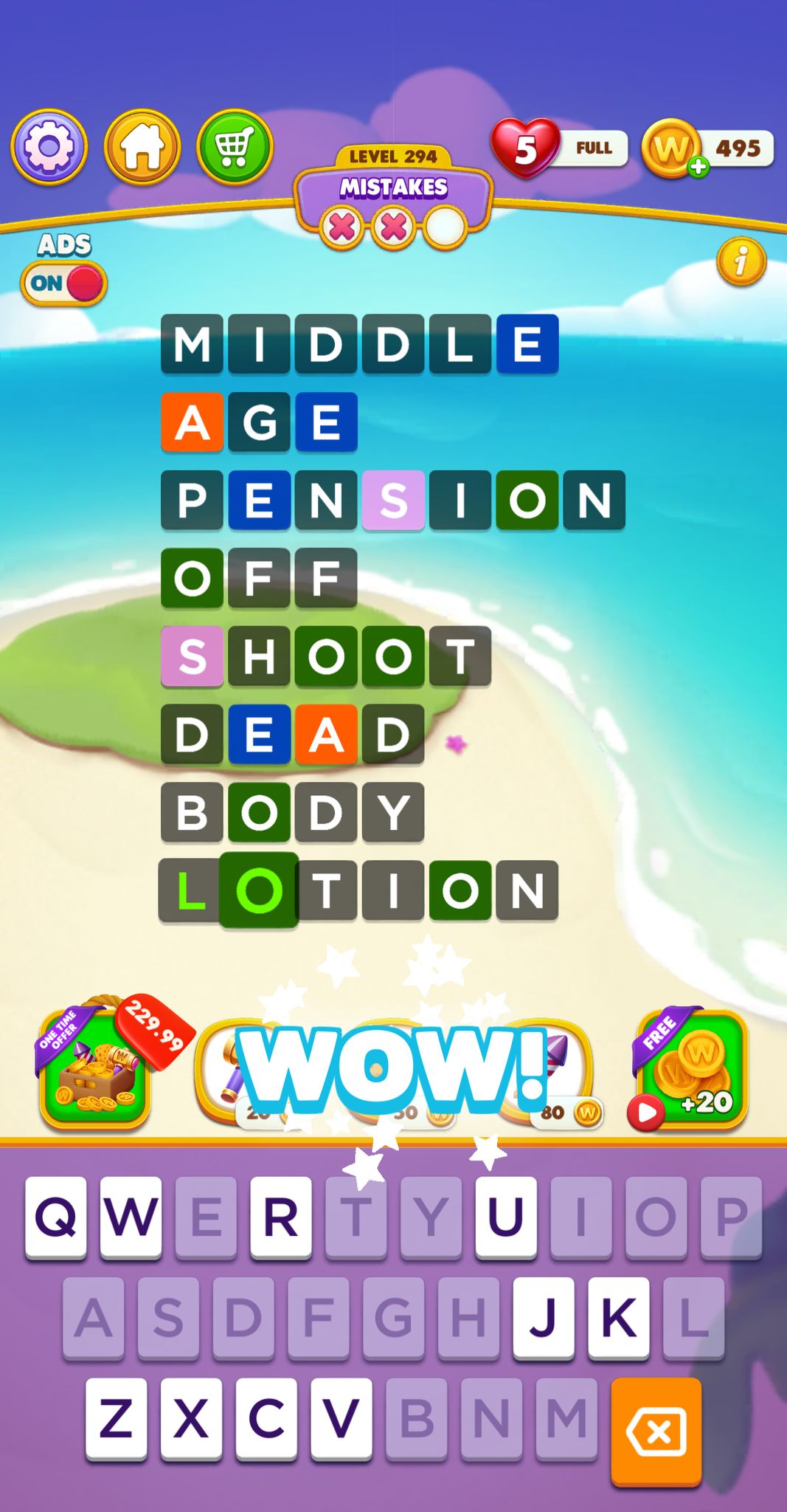 Word Chain Level 294