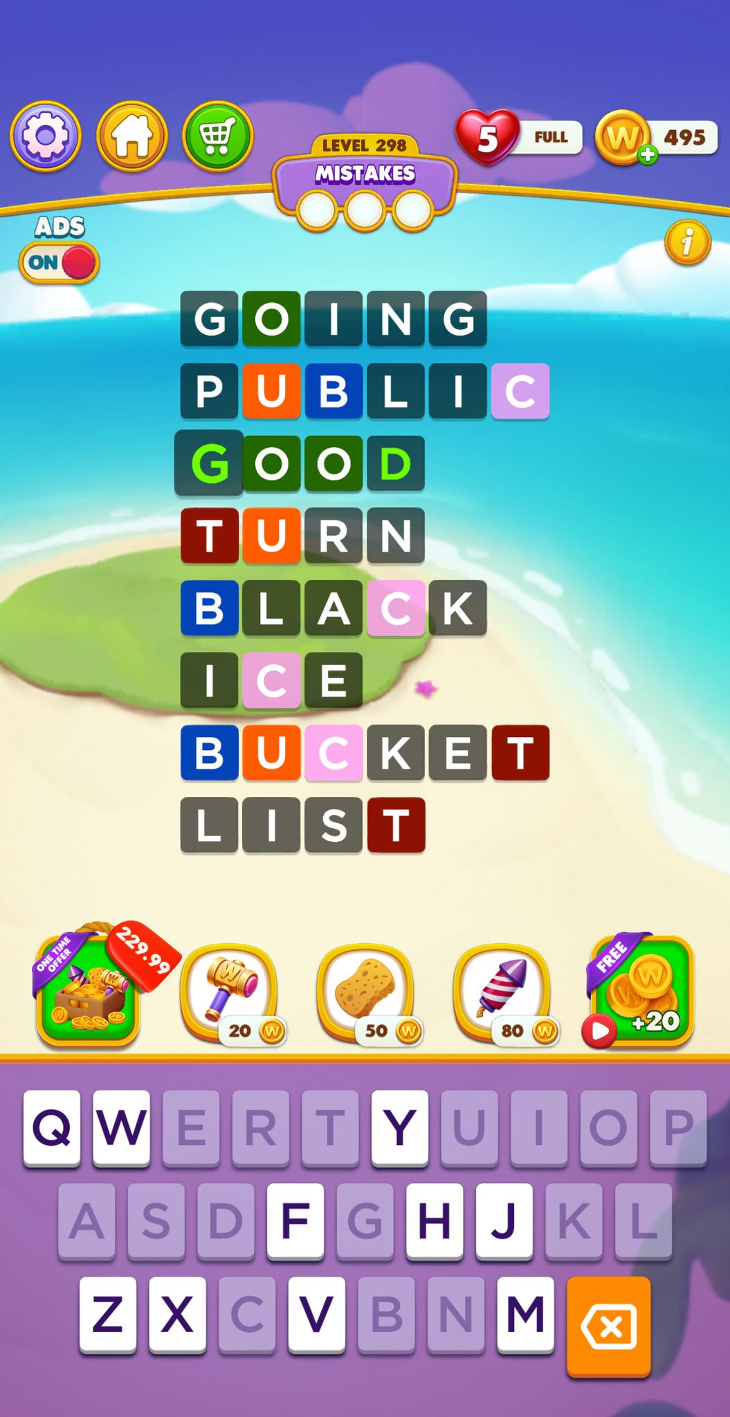 Word Chain Level 298
