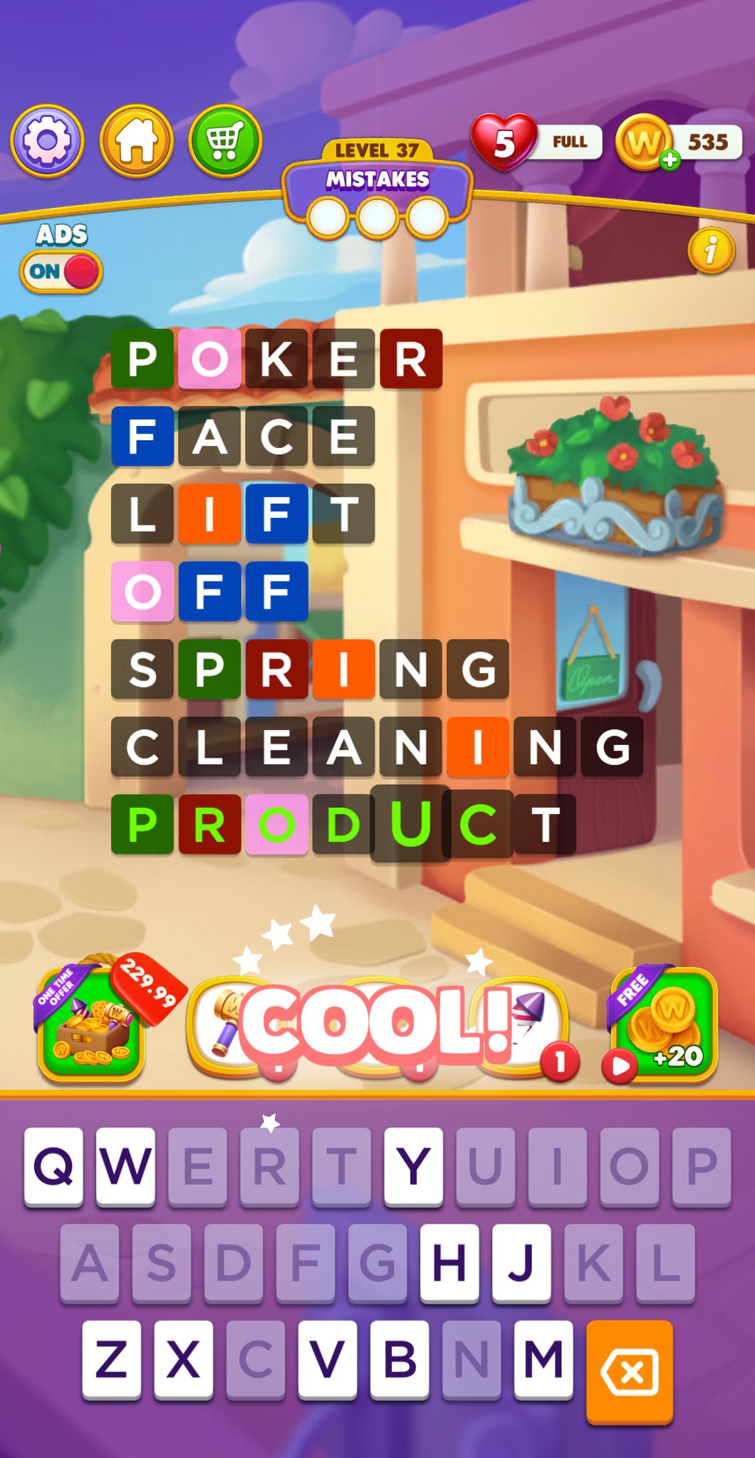 Word Chain Level 37